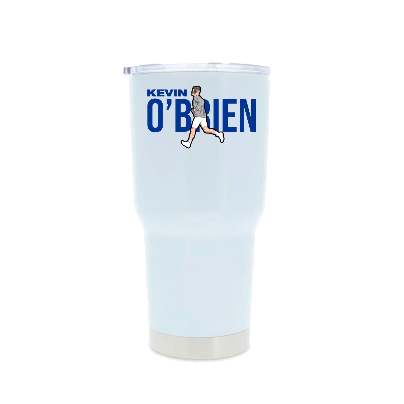 30oz Stainless Steel Tumbler — Player Name in White