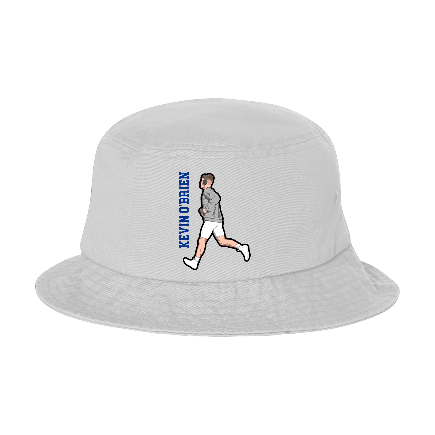 Bucket Cap — Name Vertical in White