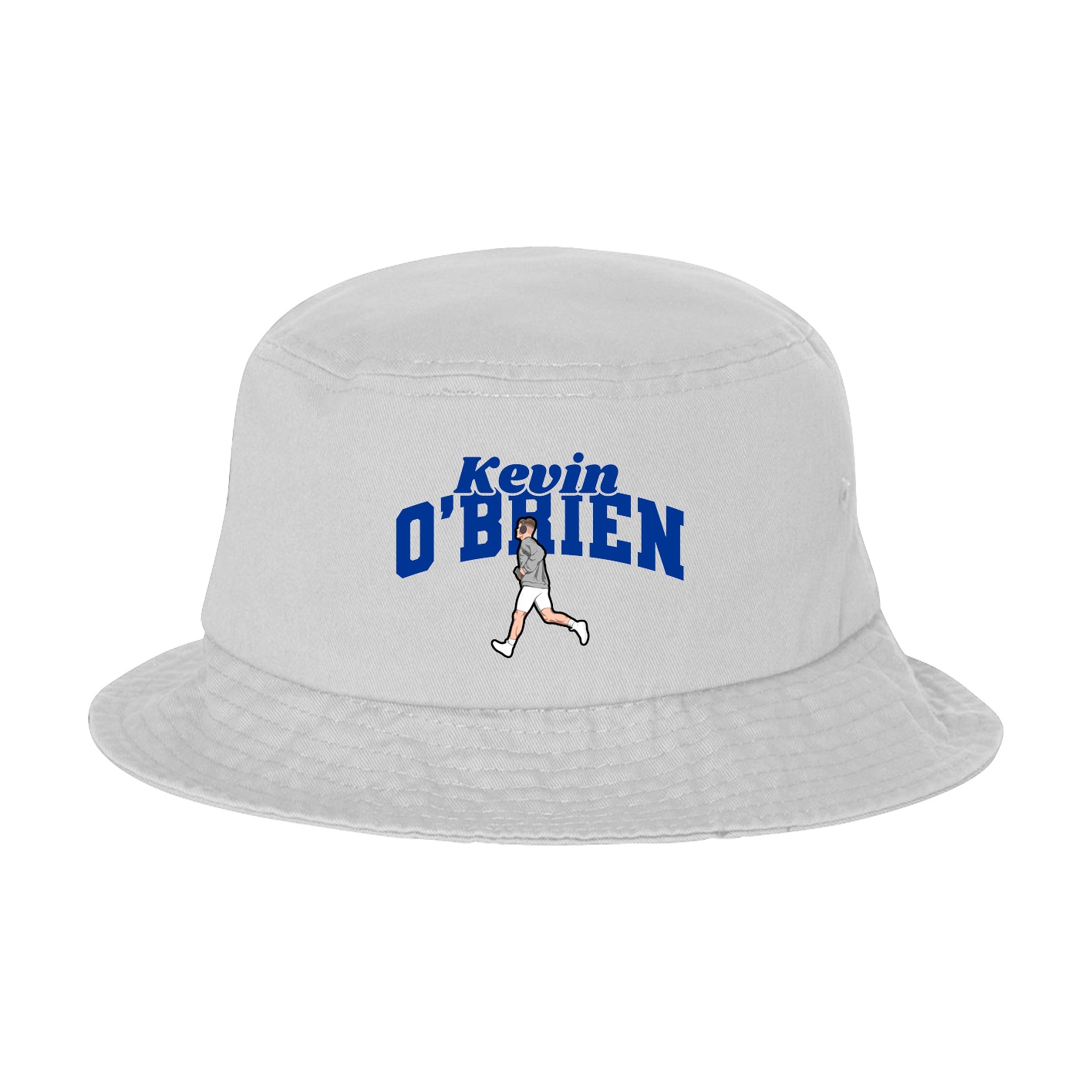 Bucket Cap — Signature Arch in White