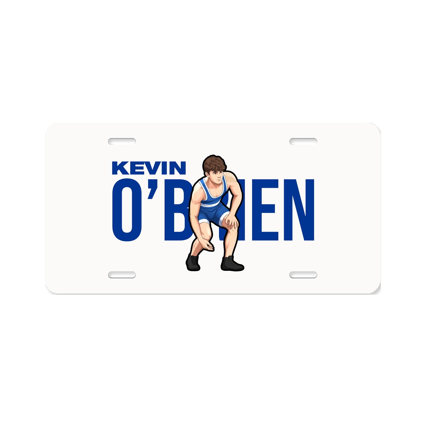 License Plate — Player Name in Classic