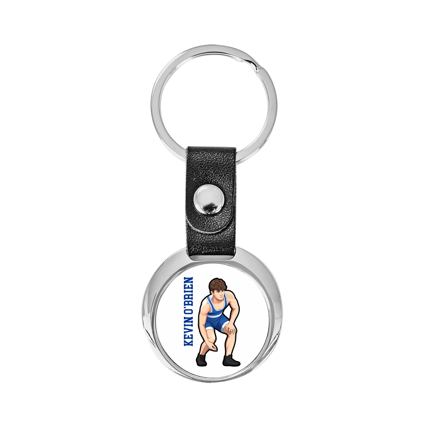 Key Chain — Name Vertical in Classic