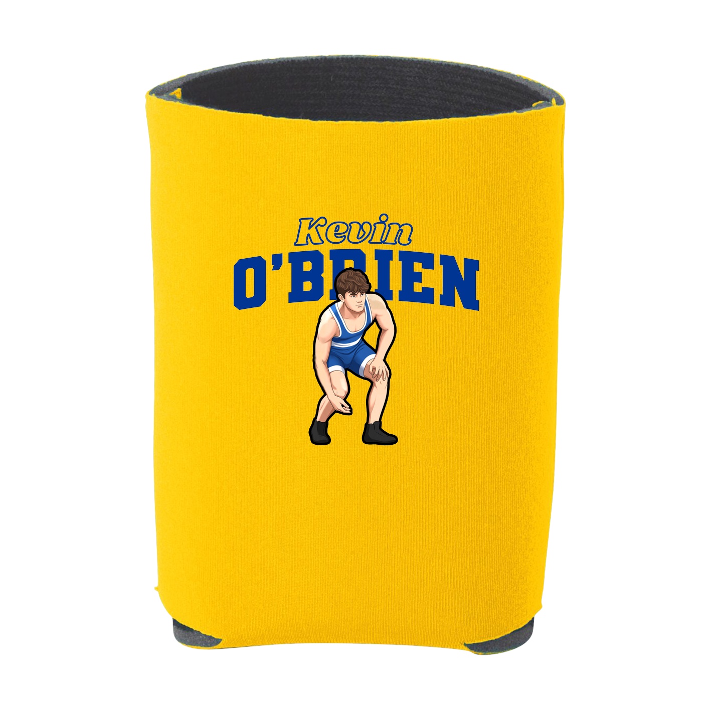Can Holder — Name Arch in Yellow