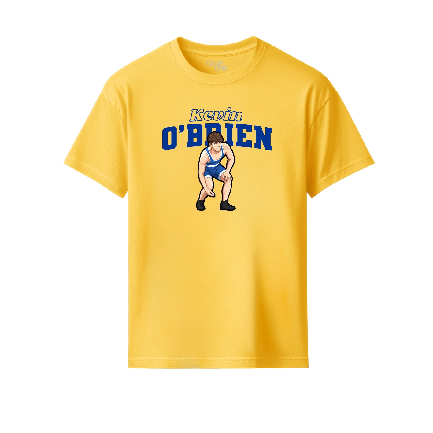 Youth Tee — Name Arch in Yellow