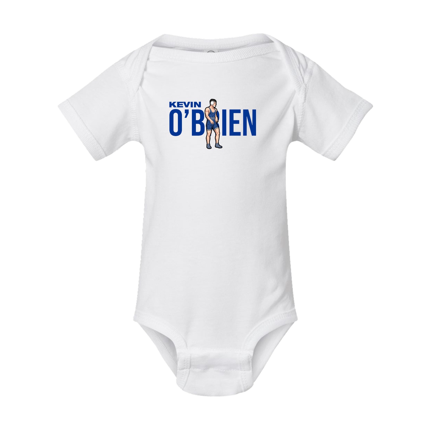 Baby Onesie — Player Name in White