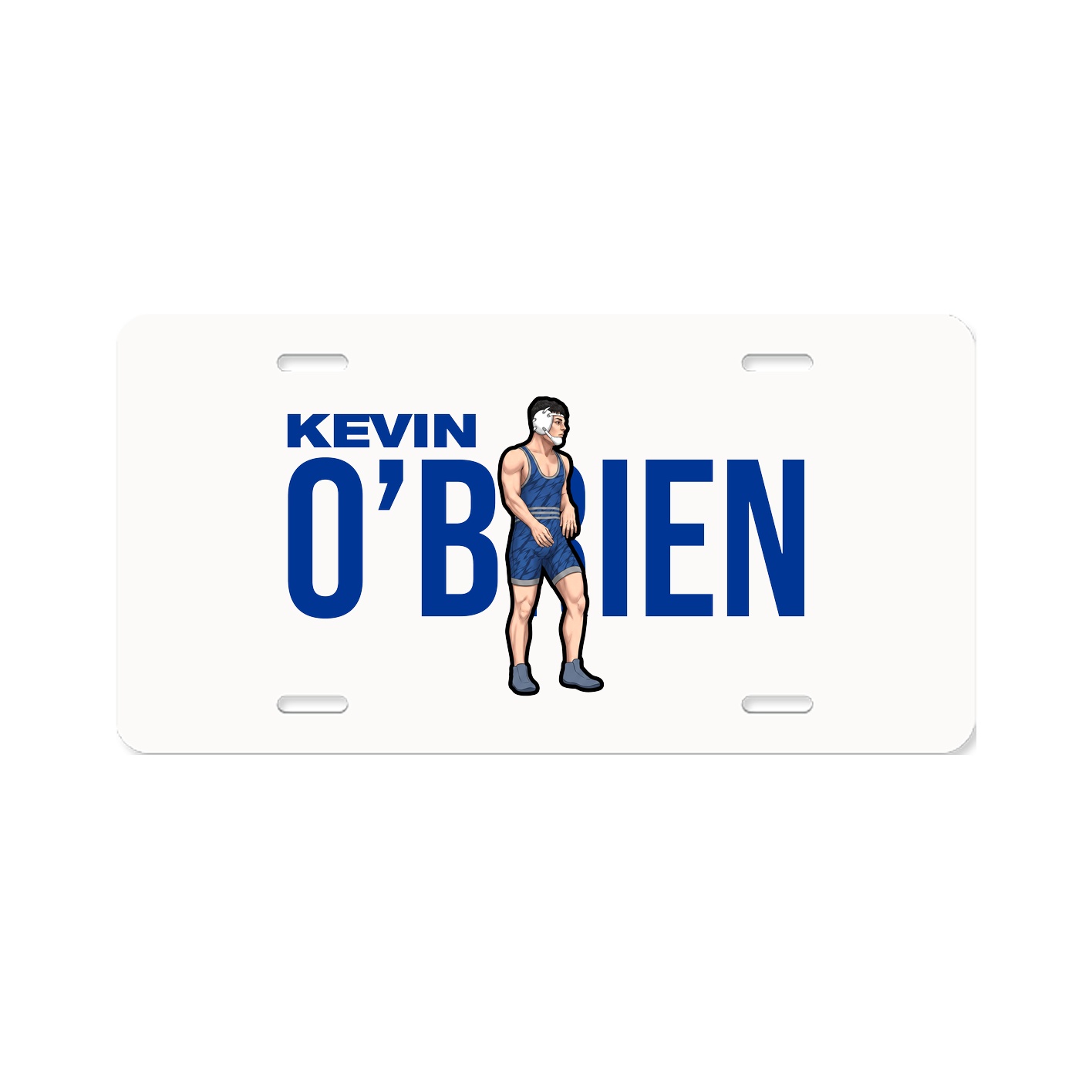 License Plate — Player Name in Classic