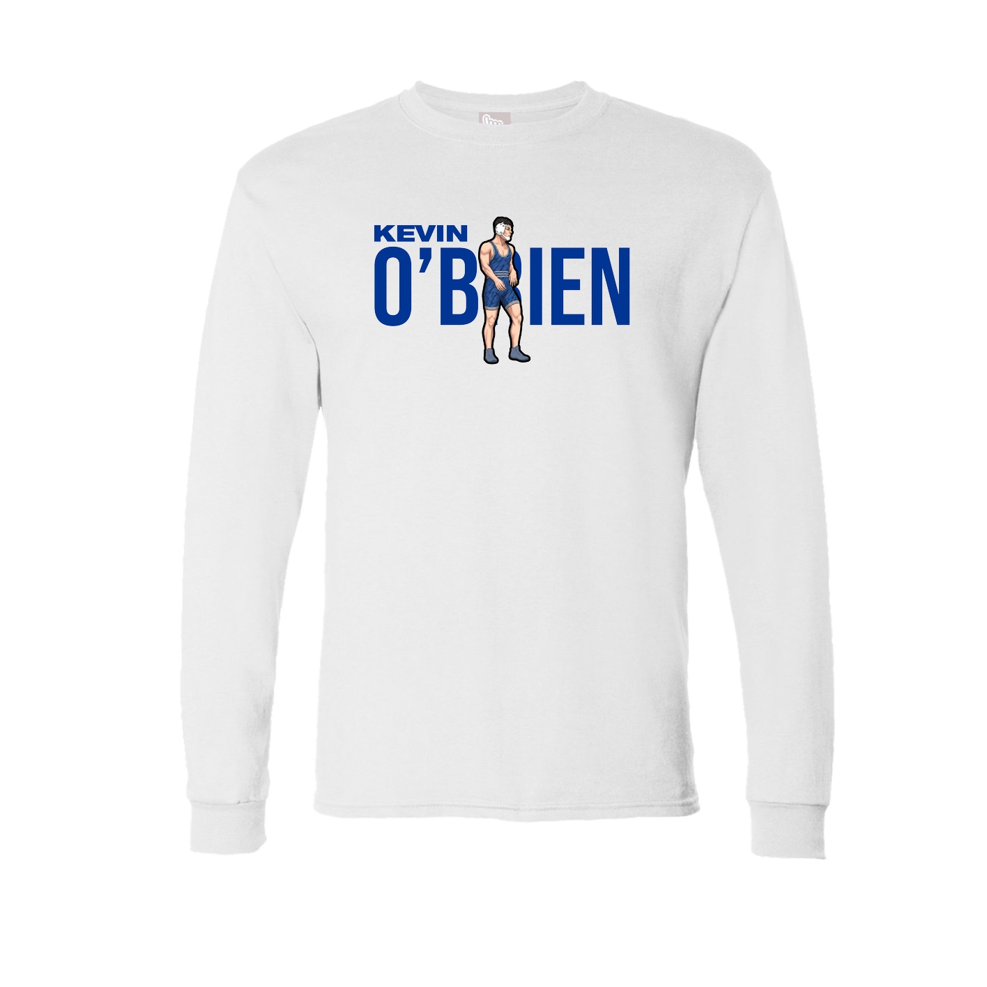 Long Sleeve Tee — Player Name in White