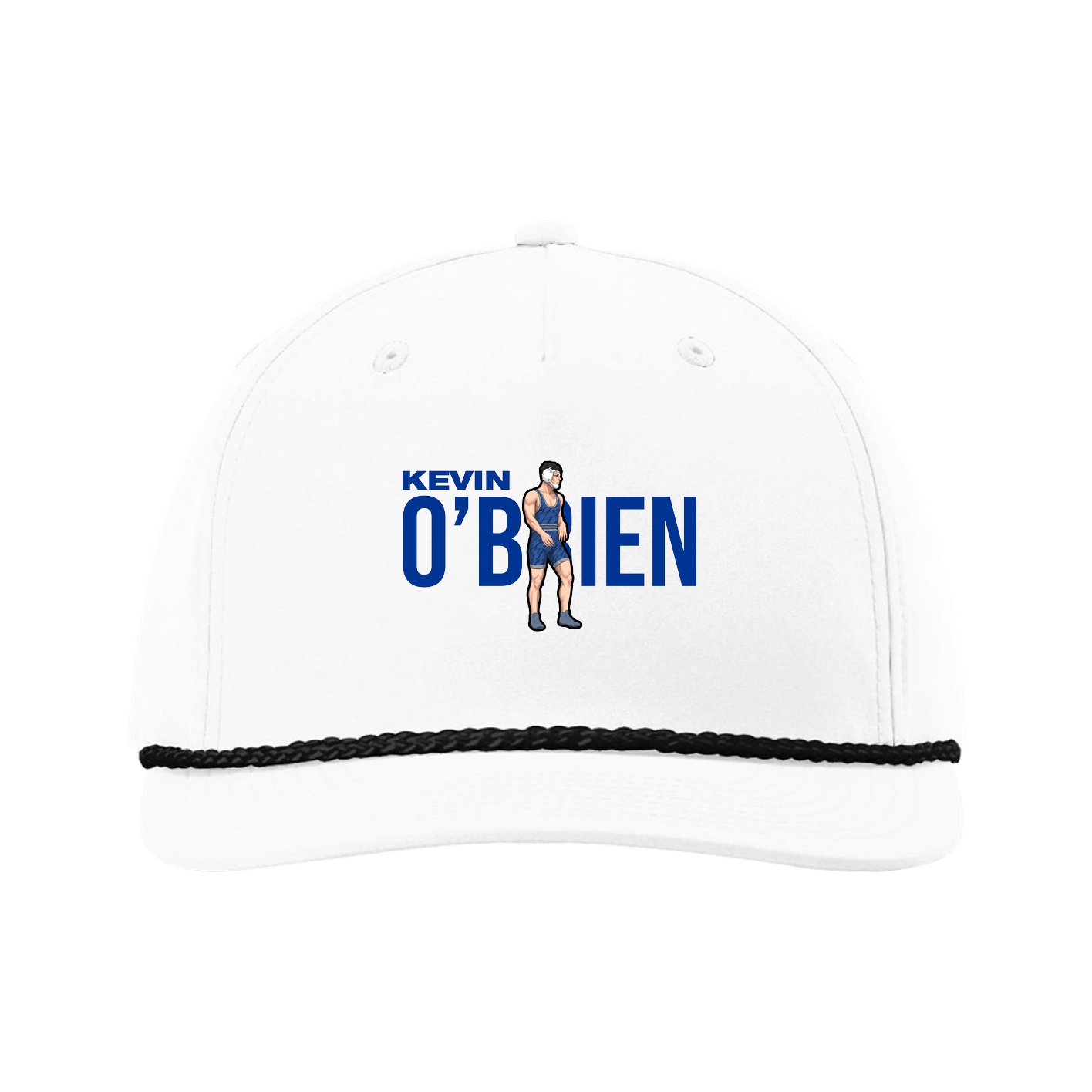 Five-Panel Classic Rope Cap — Player Name in White