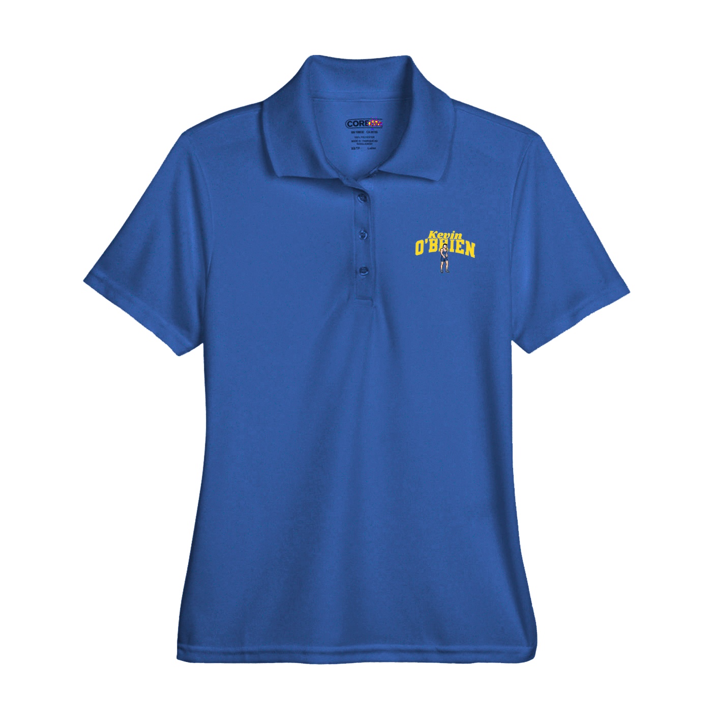 Womens Performance Polo — Signature Arch in Royal
