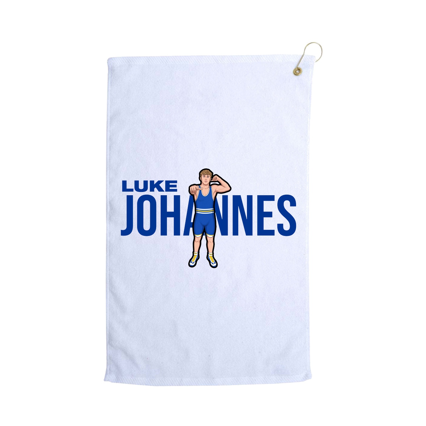 Golf Towel — Player Name in White