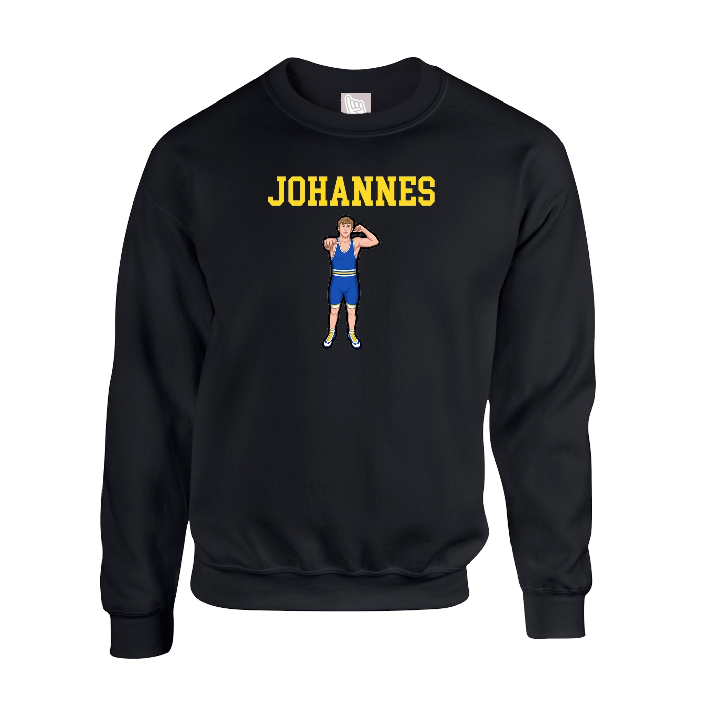 Fleece Crew — Shirsey in Black