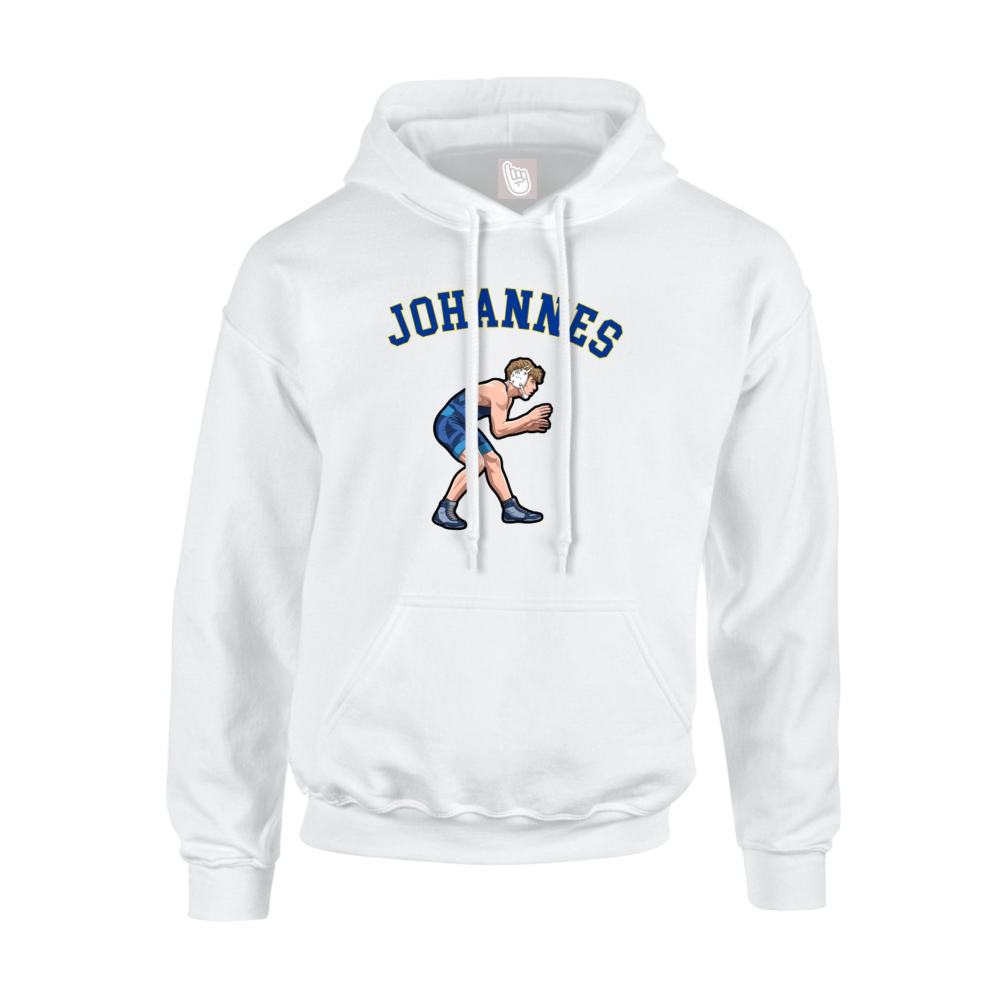 Youth Hoodie — Shirsey Arch in White