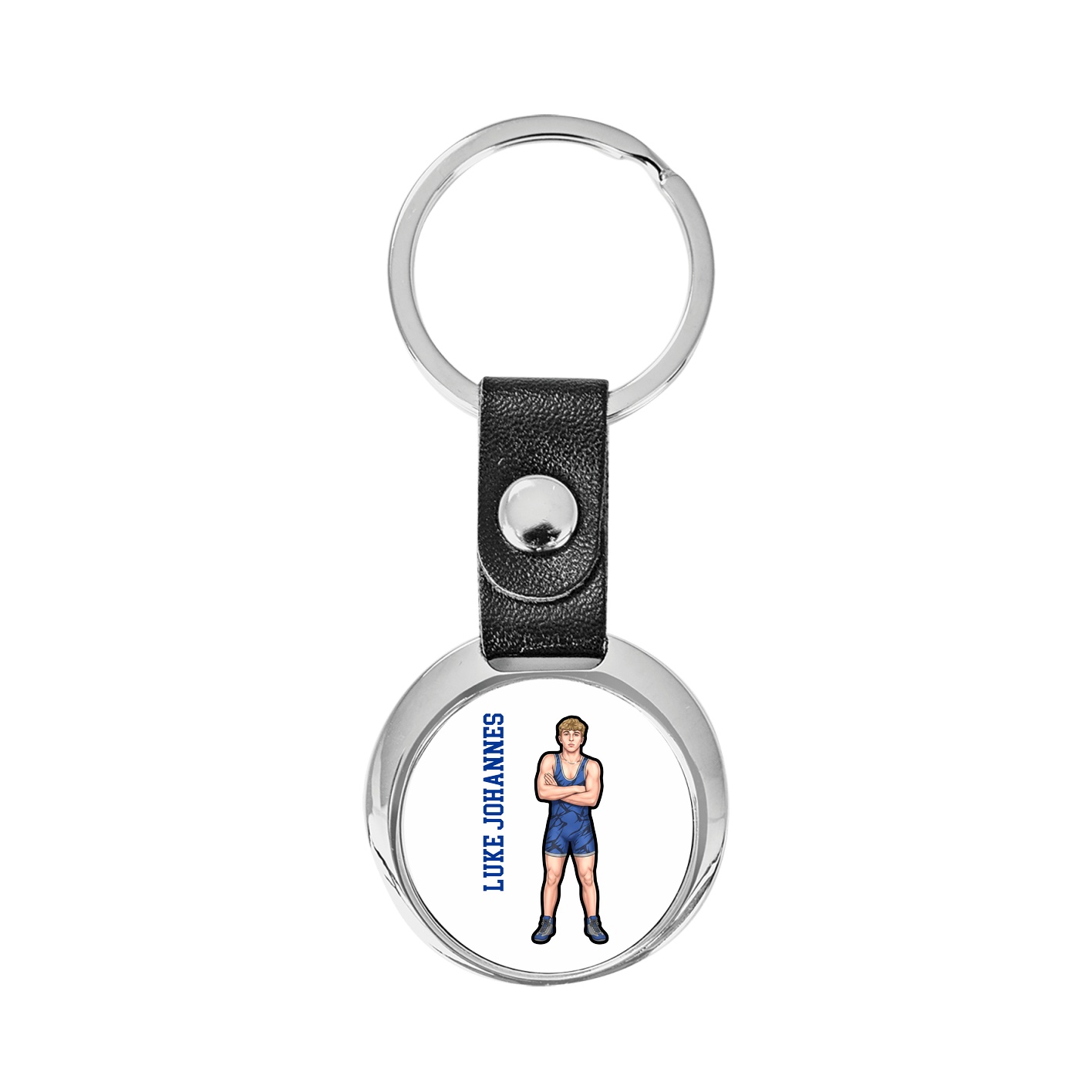 Key Chain — Name Vertical in Classic