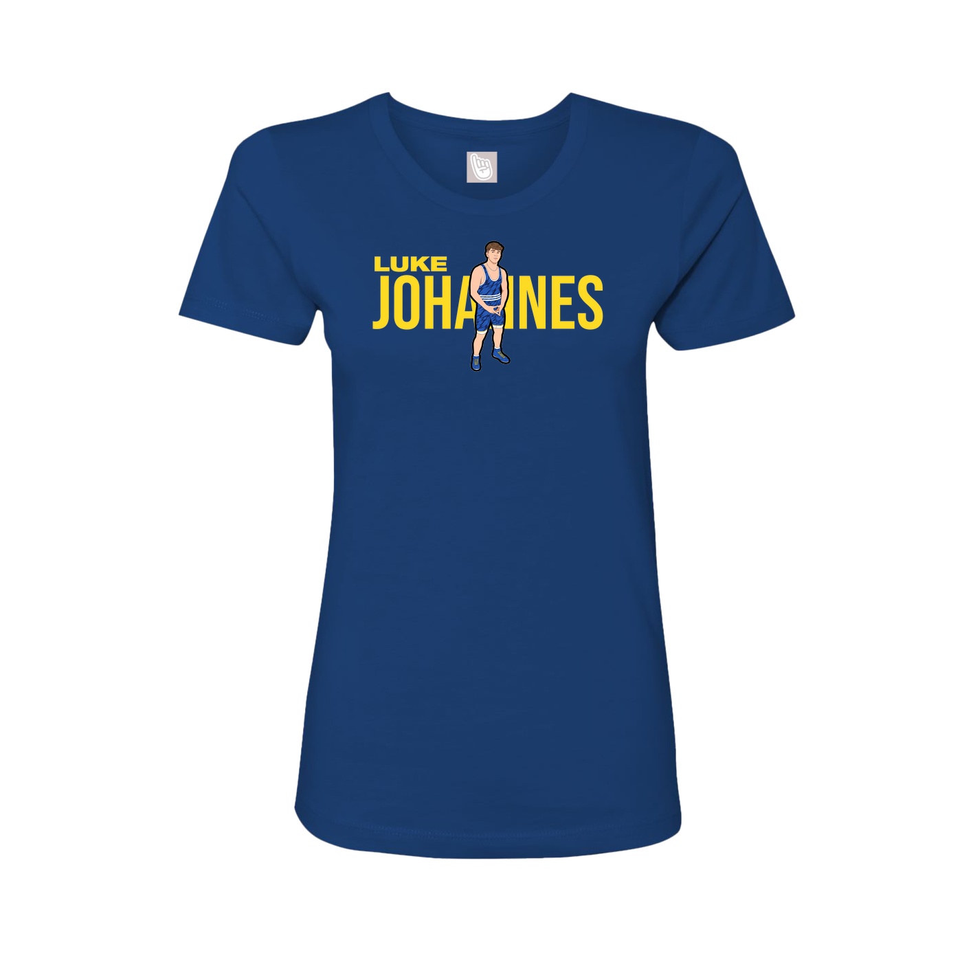 Womens Tee — Player Name in Royal