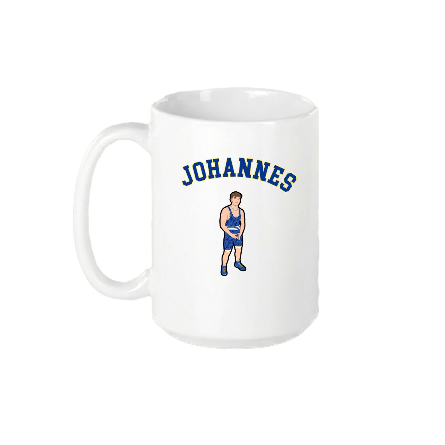 15oz Coffee Mug — Shirsey Arch in White