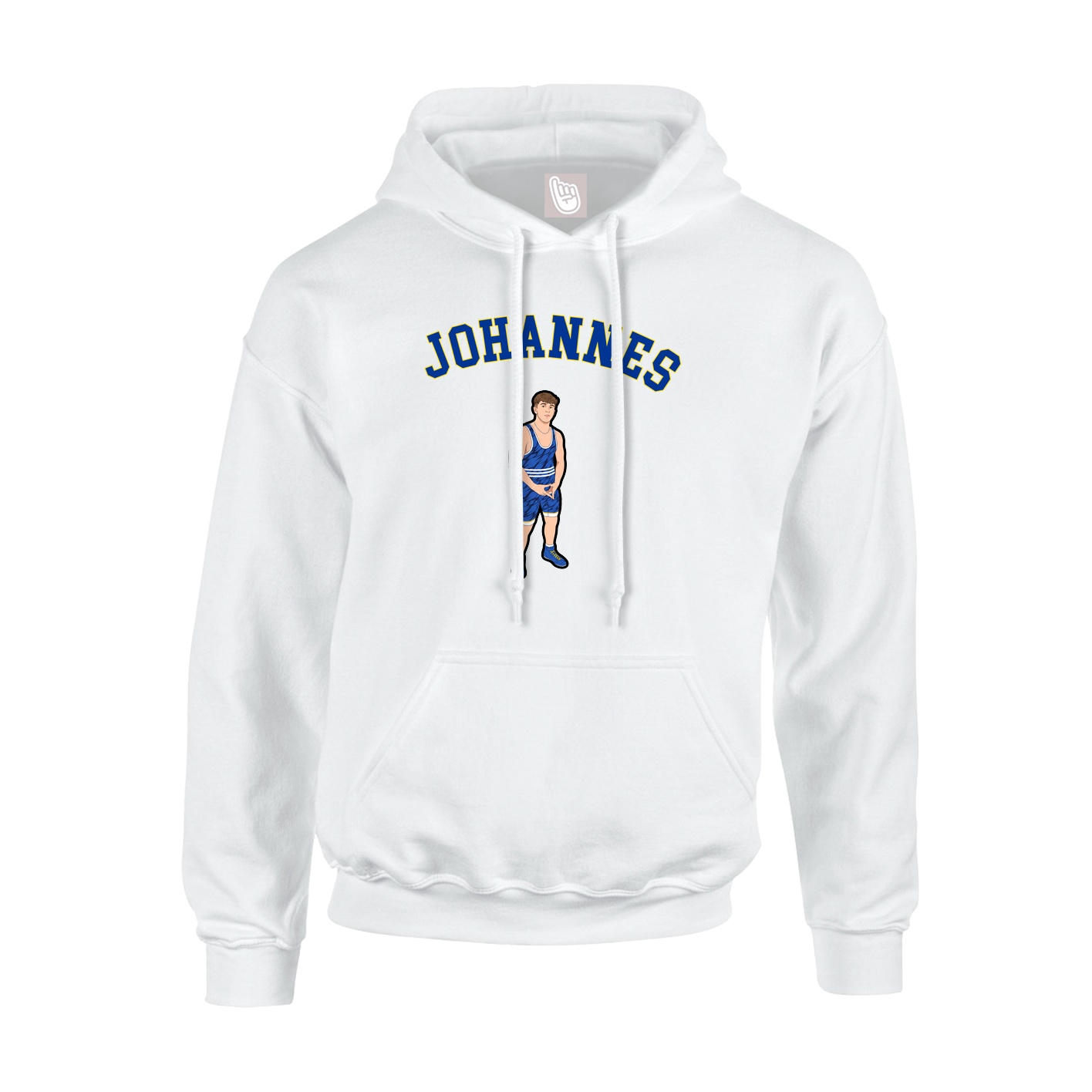 Youth Hoodie — Shirsey Arch in White