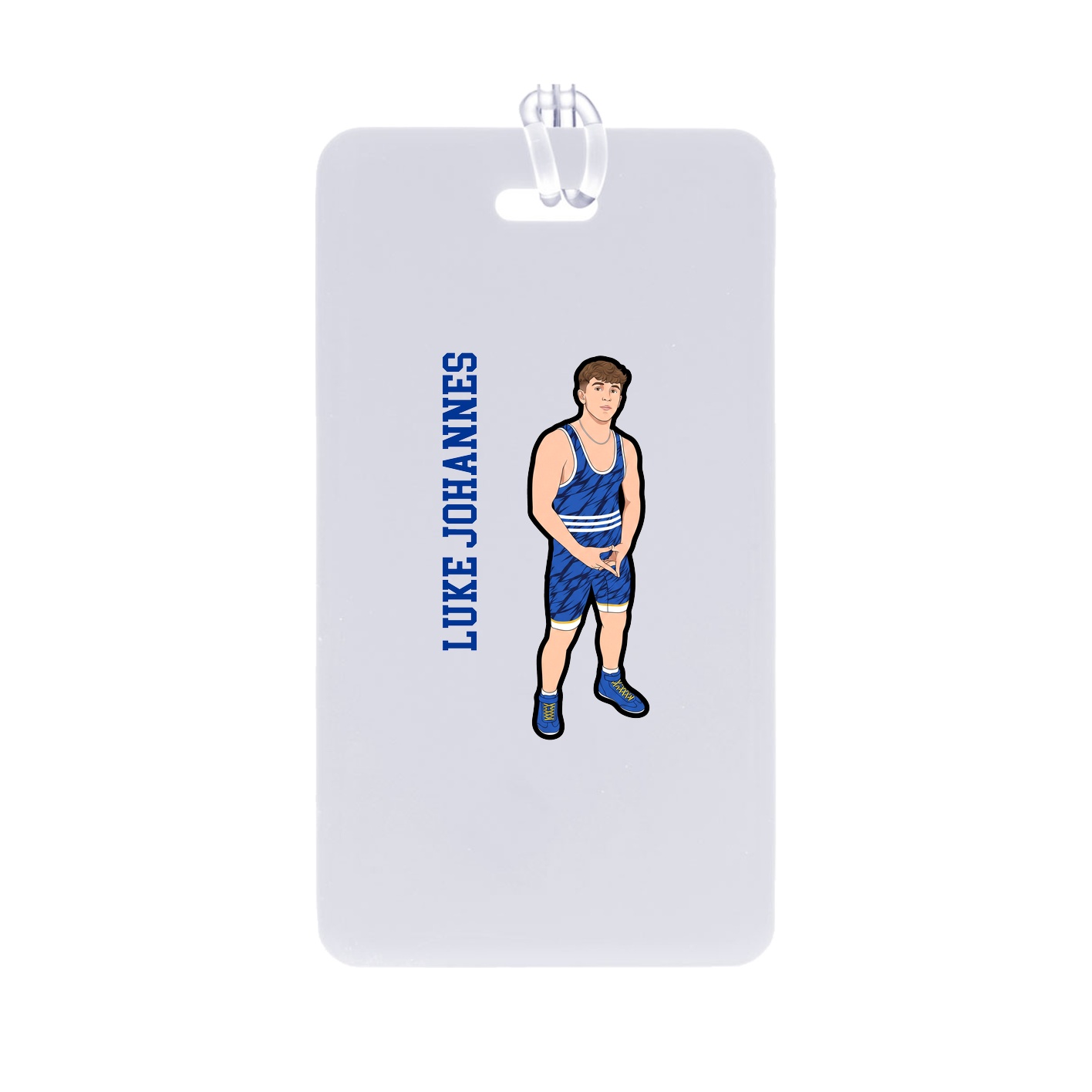 Bag Tag — Name Vertical in Classic
