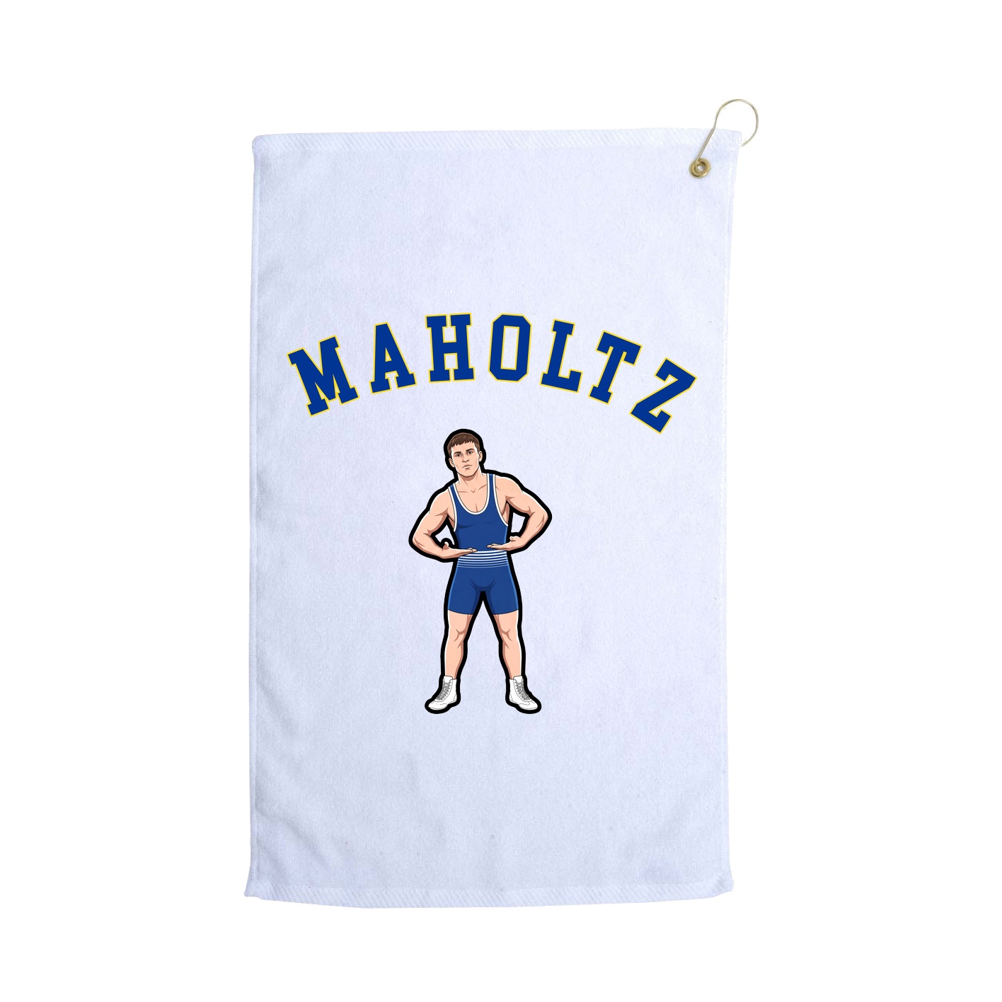 Golf Towel — Shirsey Arch in White