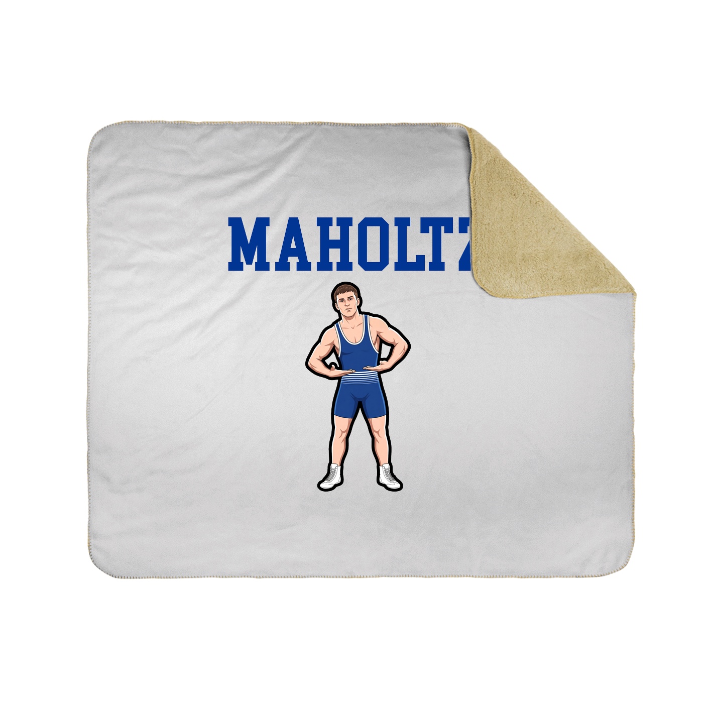 Throw Blanket — Shirsey in White