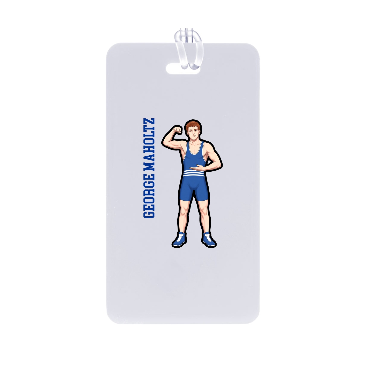 Bag Tag — Name Vertical in Classic