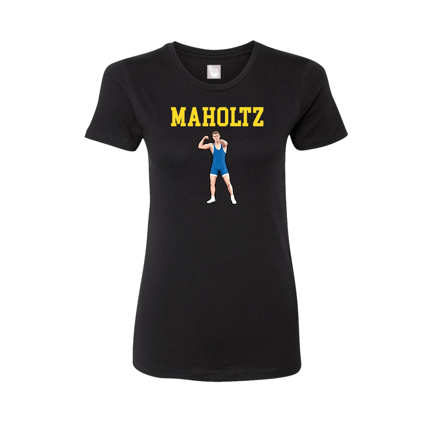 Fitted Women's Tee — Shirsey in Black