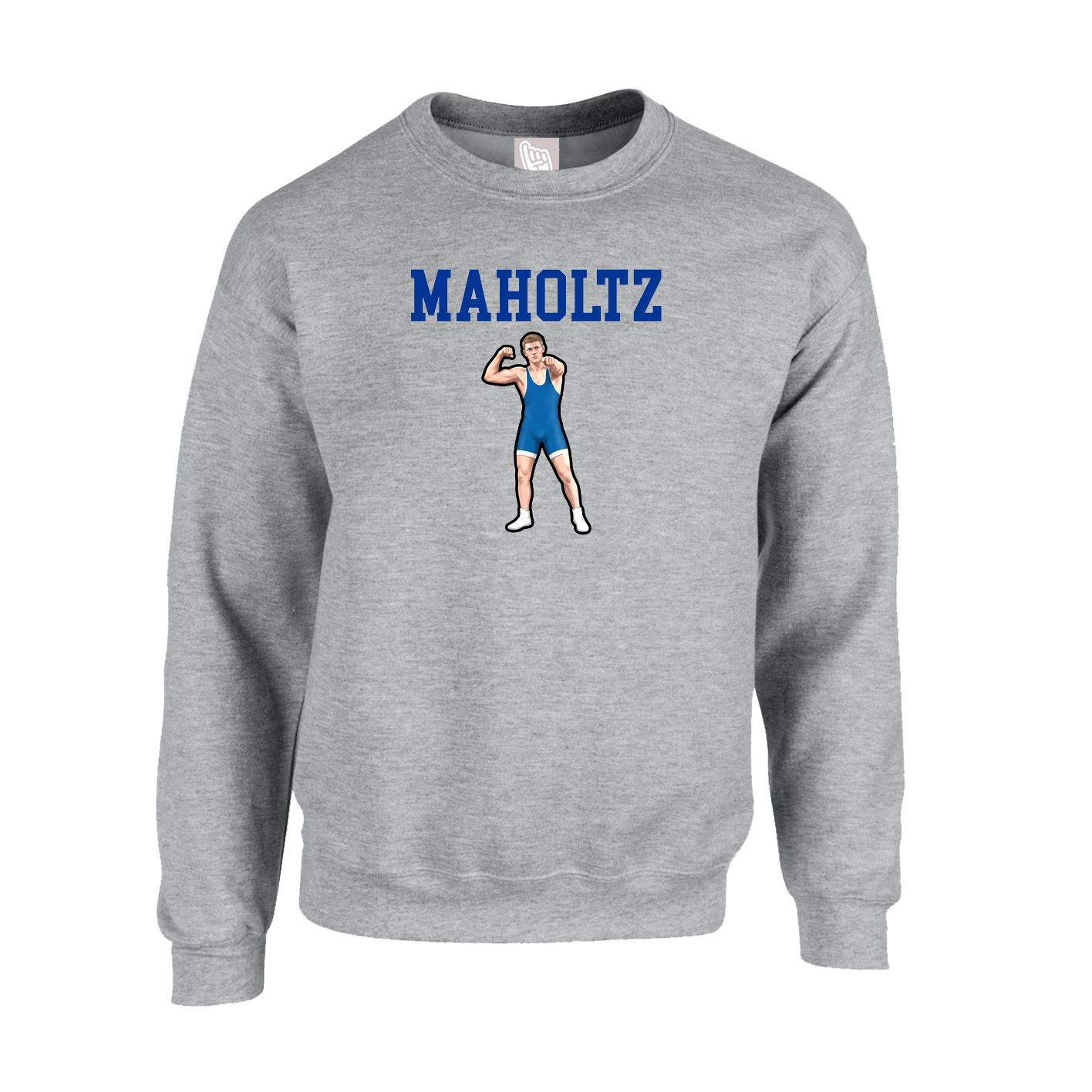 Fleece Crew — Shirsey in Grey