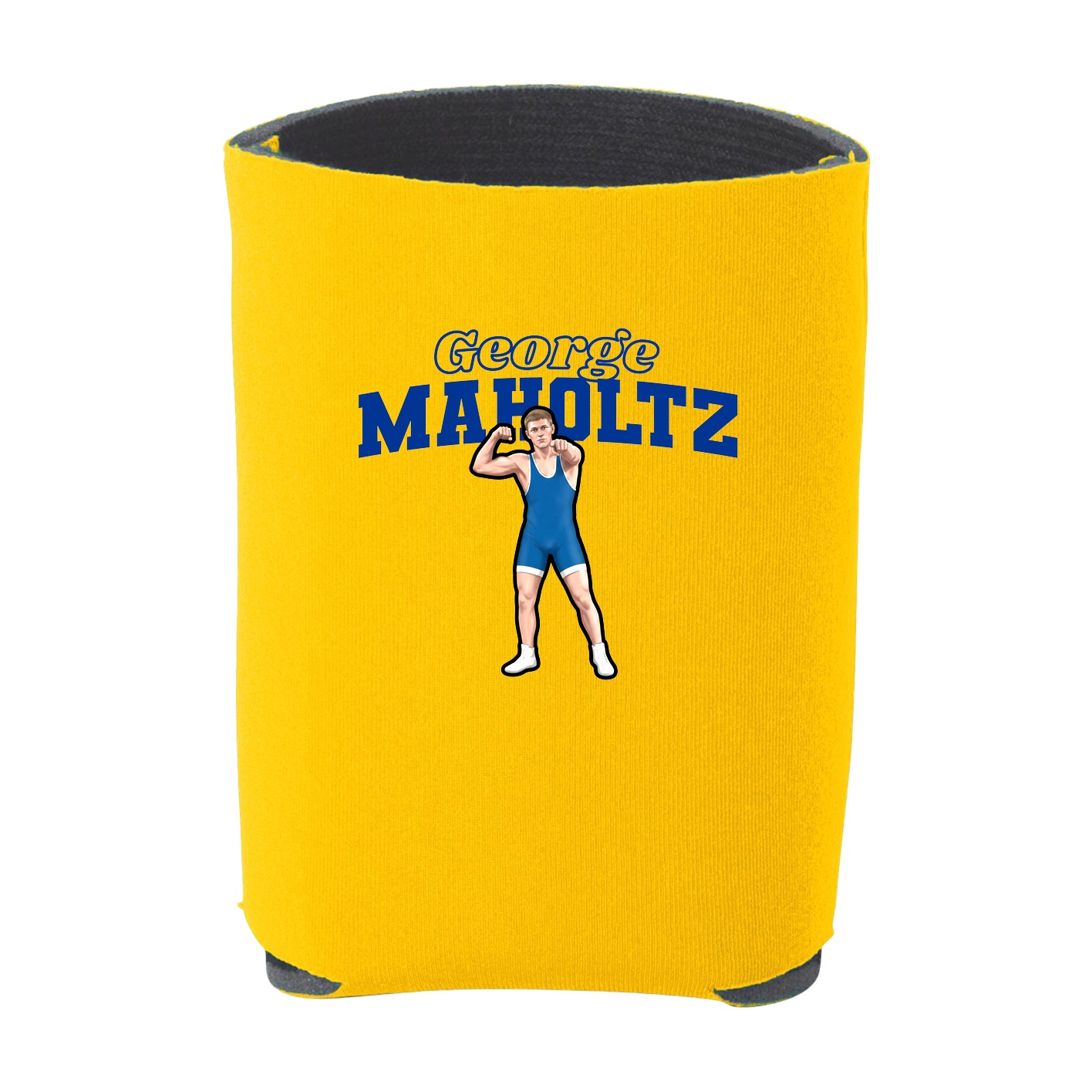 Can Holder — Name Arch in Yellow