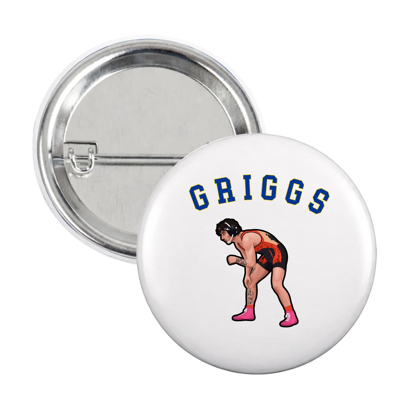 Game Day Button — Shirsey Arch in White