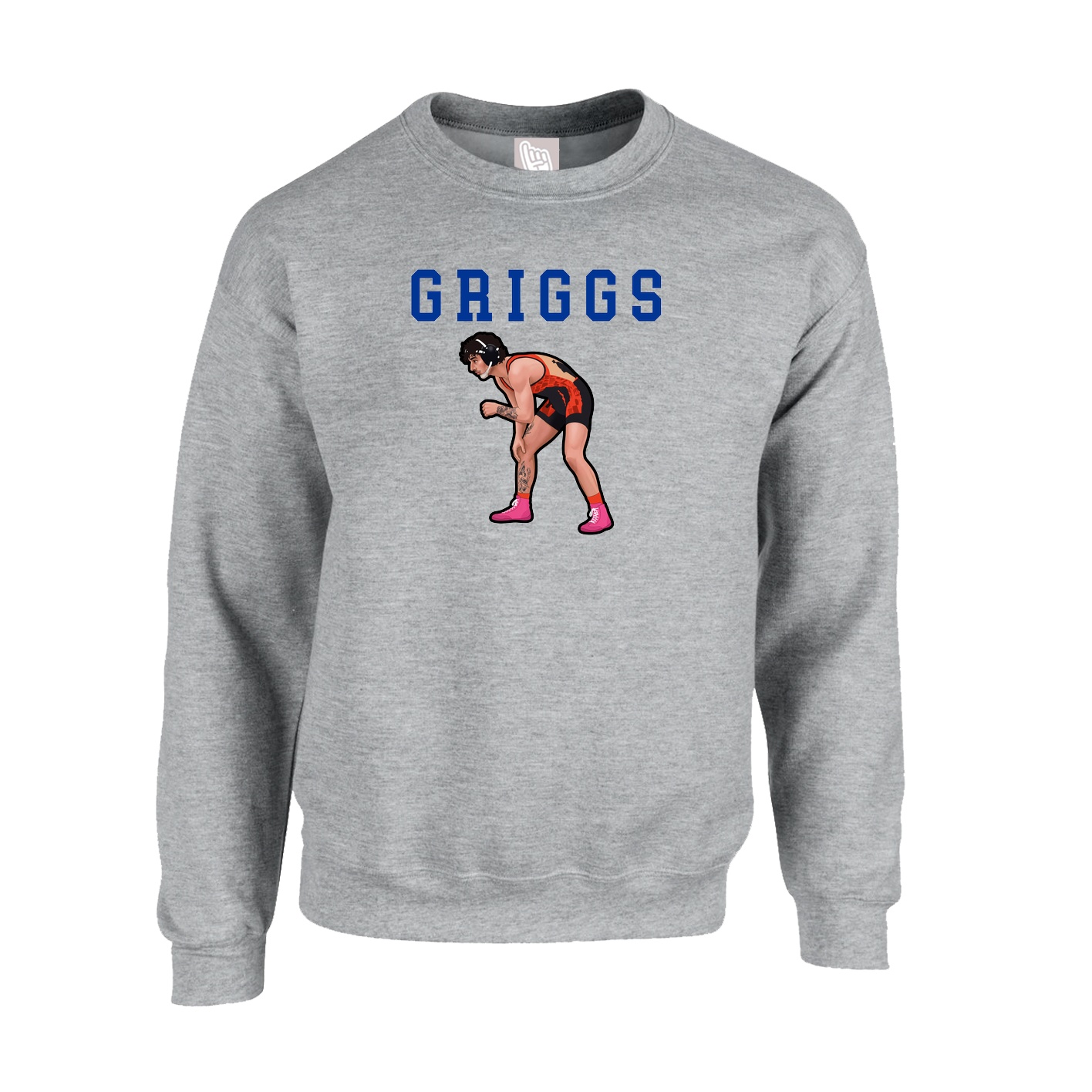Fleece Crew — Shirsey in Grey
