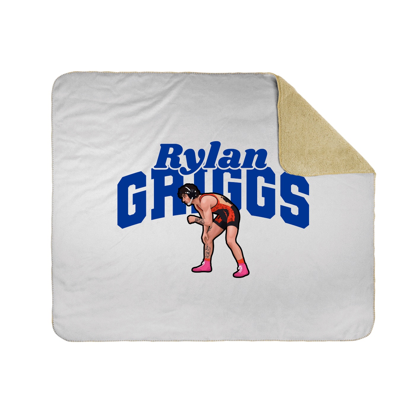 Throw Blanket — Signature Arch in White
