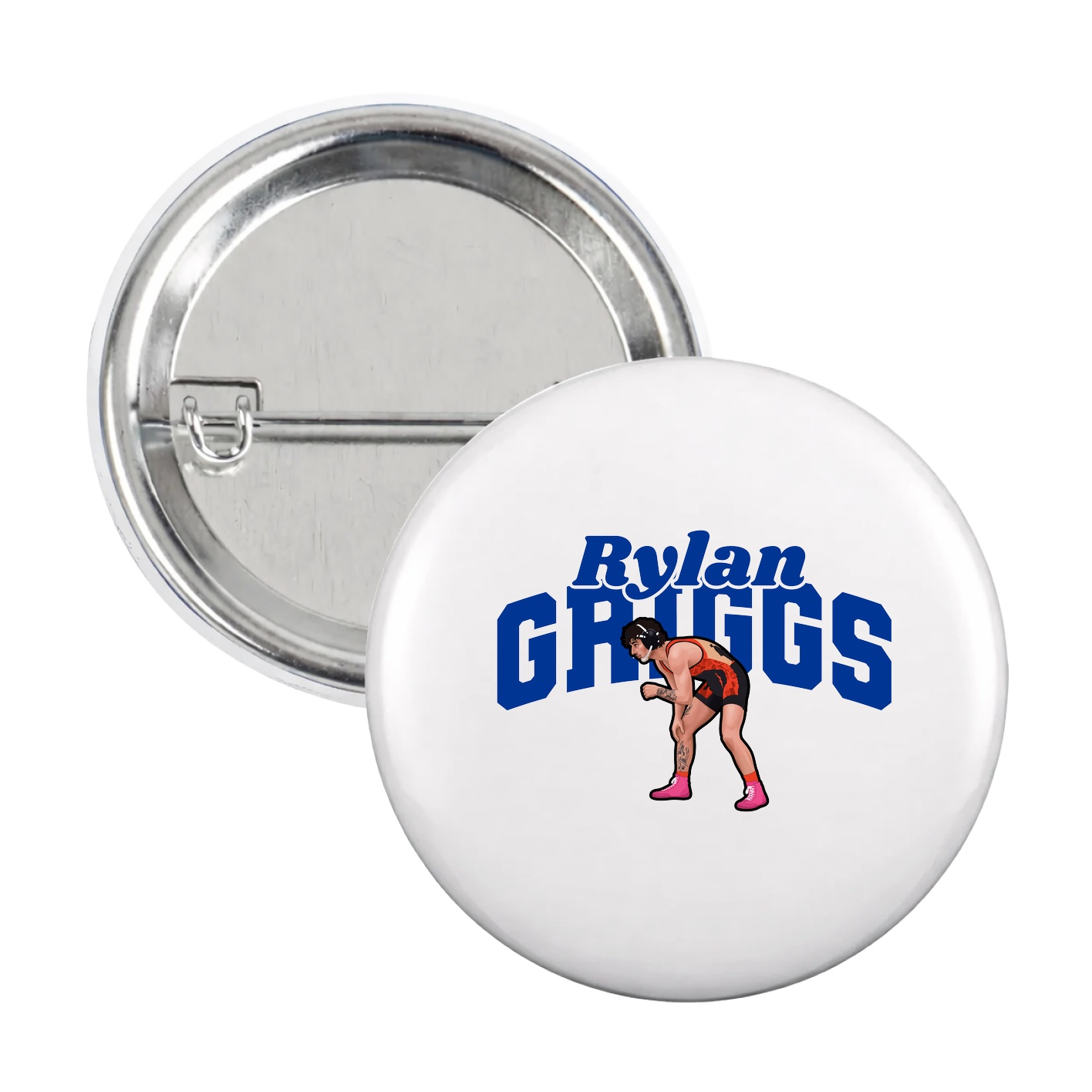 Game Day Button — Signature Arch in White