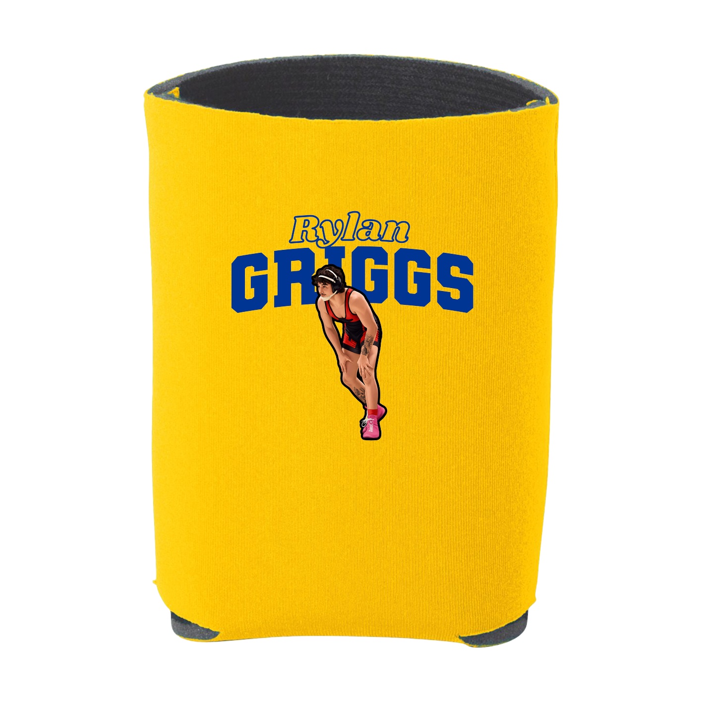 Can Holder — Name Arch in Yellow