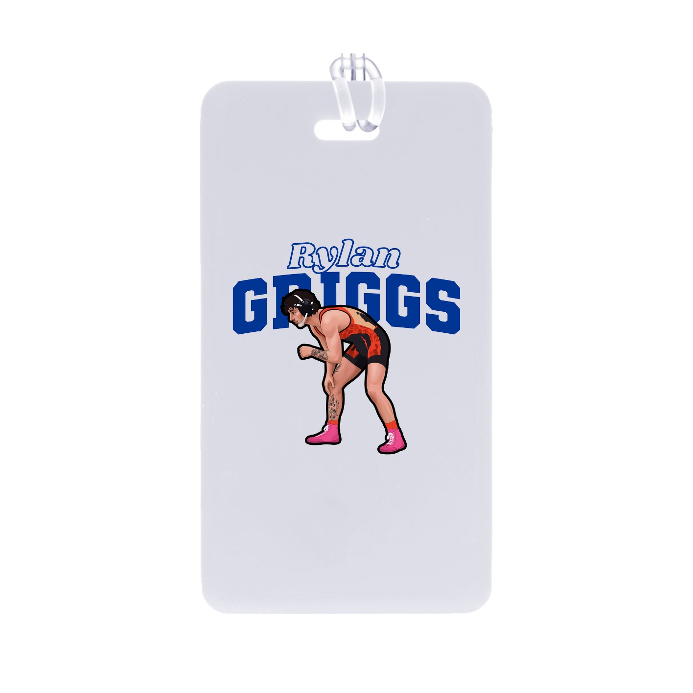 Bag Tag — Name Arch in Classic