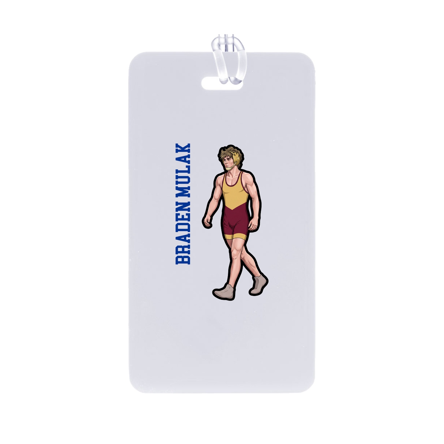 Bag Tag — Name Vertical in Classic
