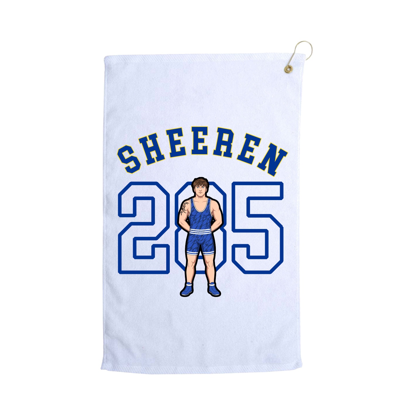 Golf Towel — Shirsey Arch in White