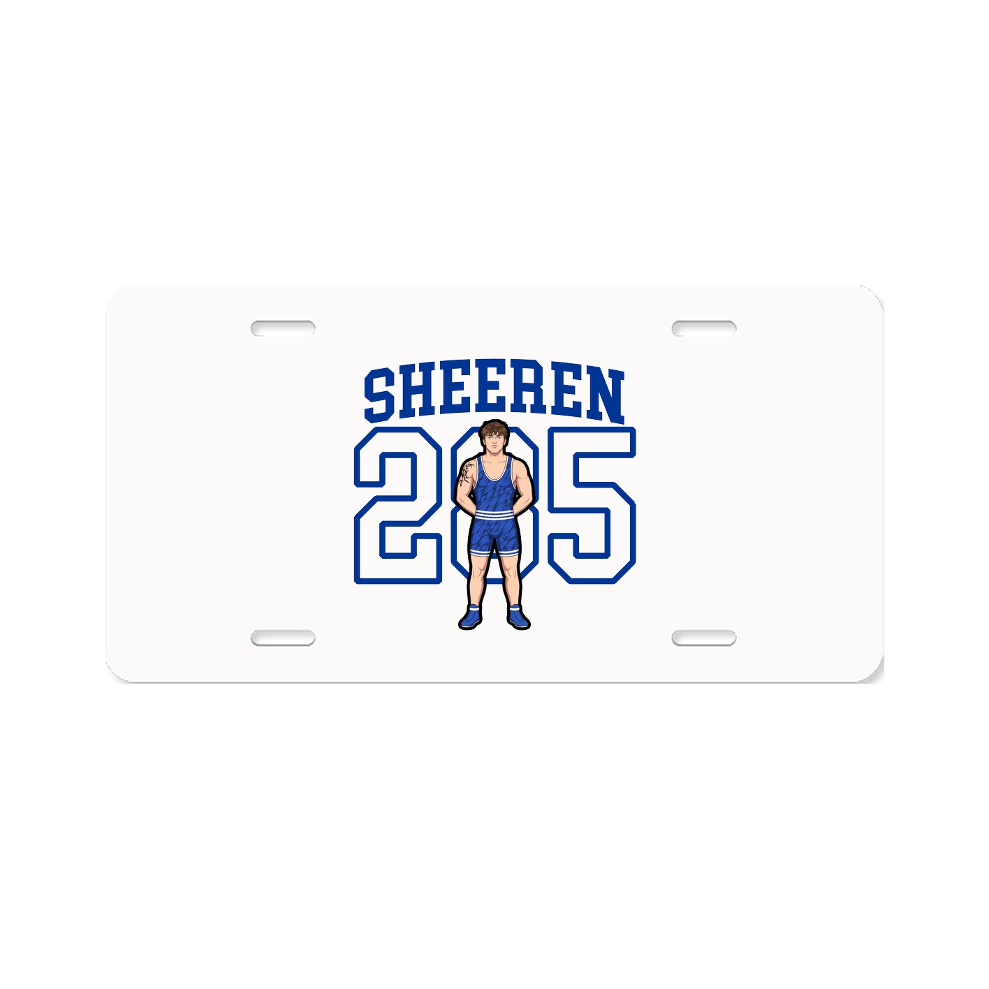 License Plate — Shirsey in Classic