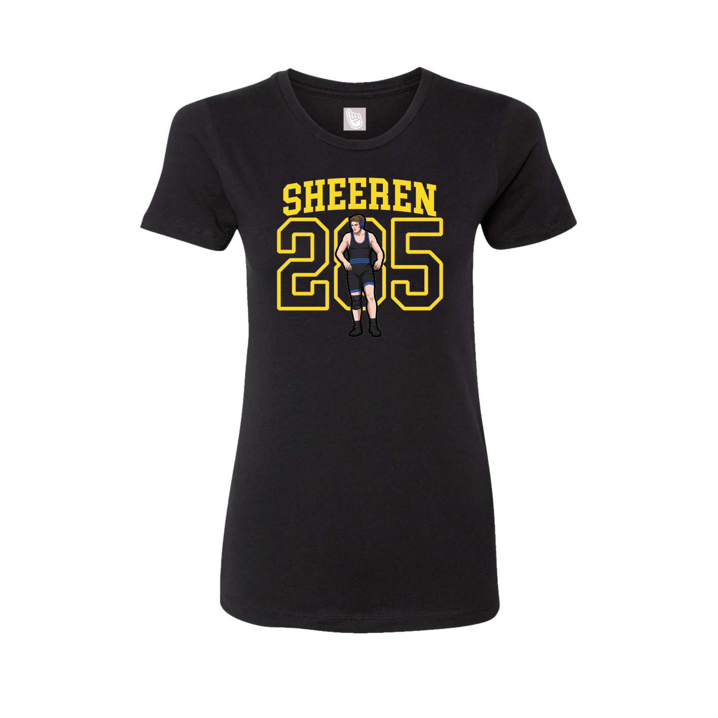 Fitted Women's Tee — Shirsey in Black