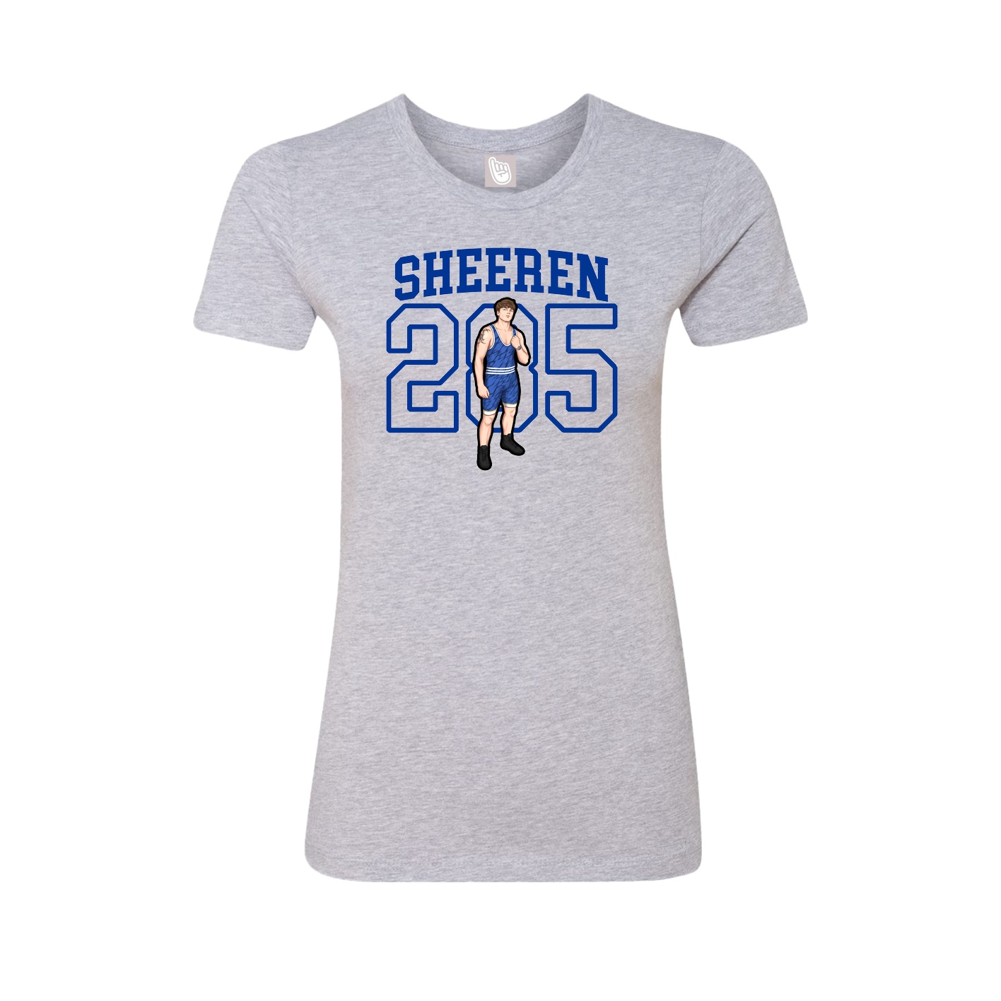 Fitted Women's Tee — Shirsey in Grey