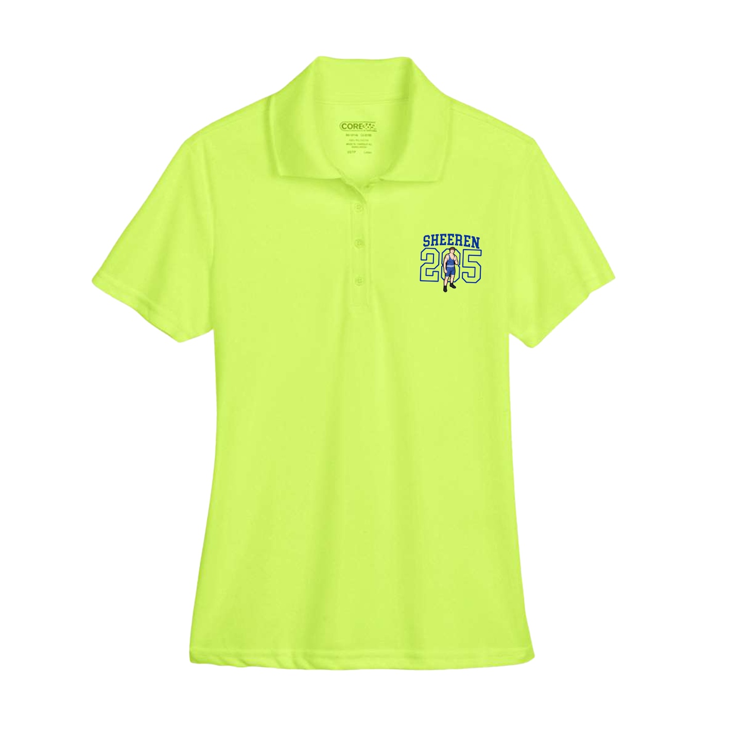 Womens Performance Polo — Shirsey in Yellow