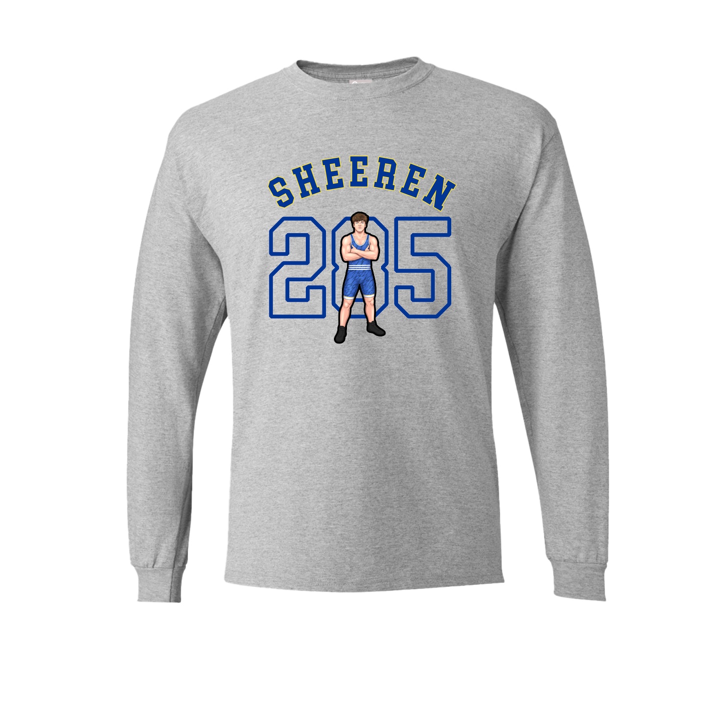 Long Sleeve Tee — Shirsey Arch in Grey