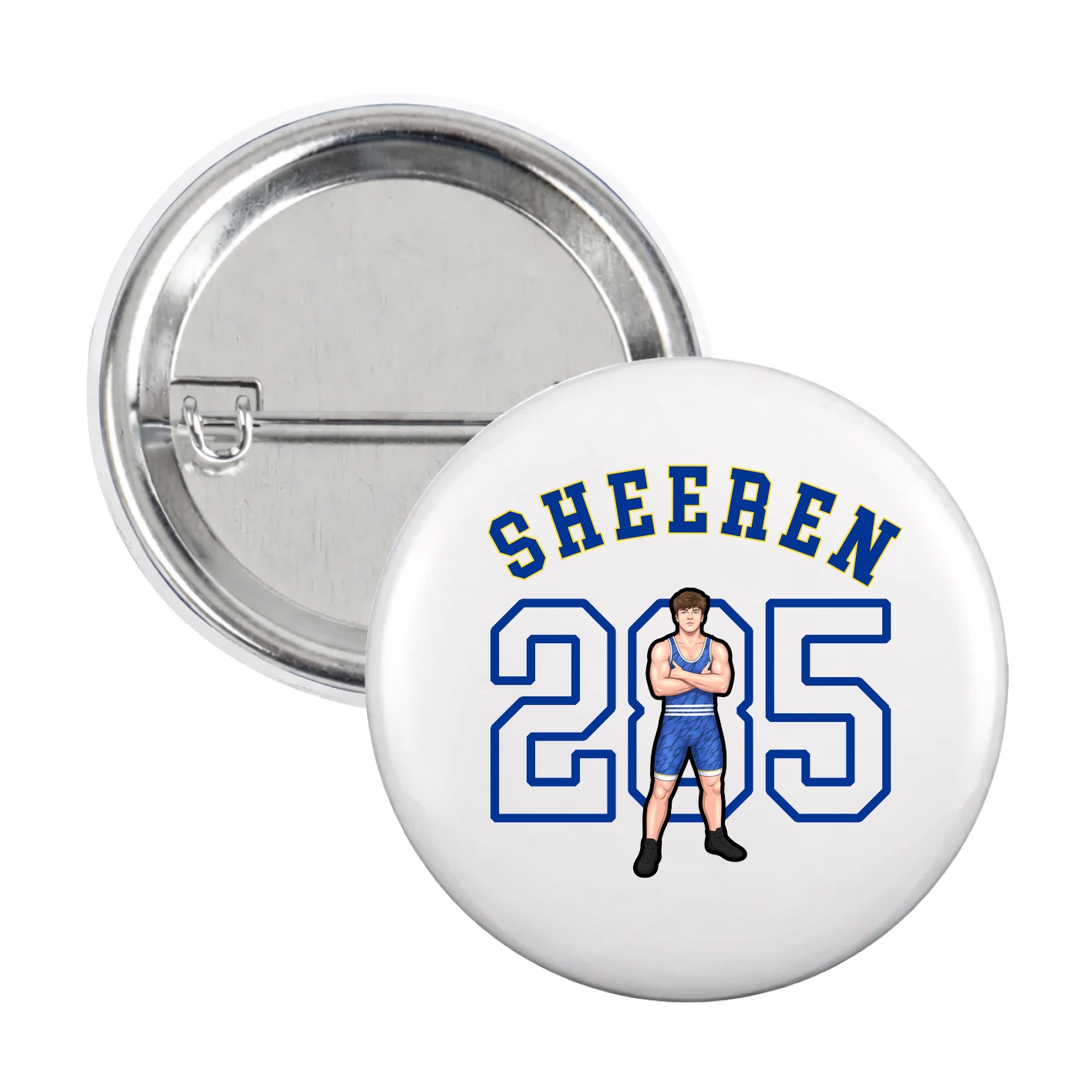 Game Day Button — Shirsey Arch in White