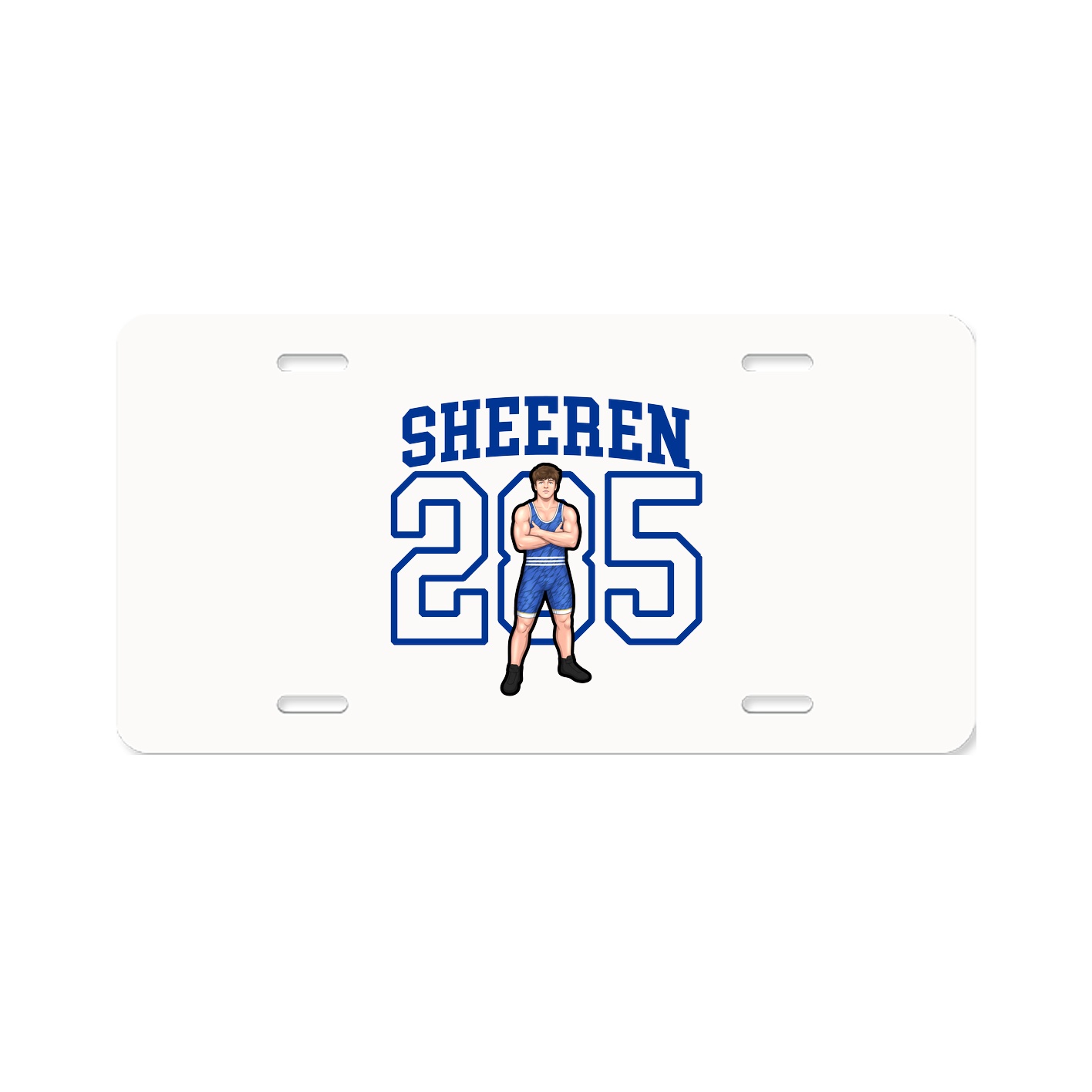 Aluminum License Plate