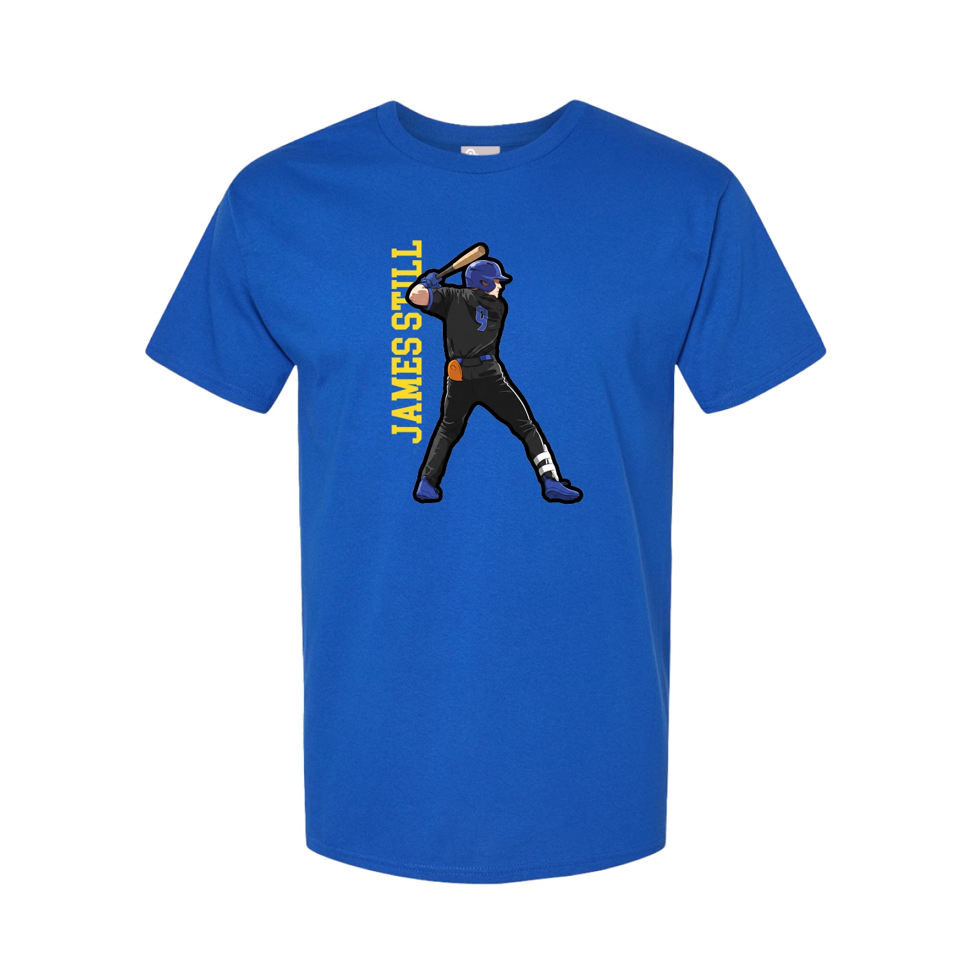 Tee — Name Vertical in Royal