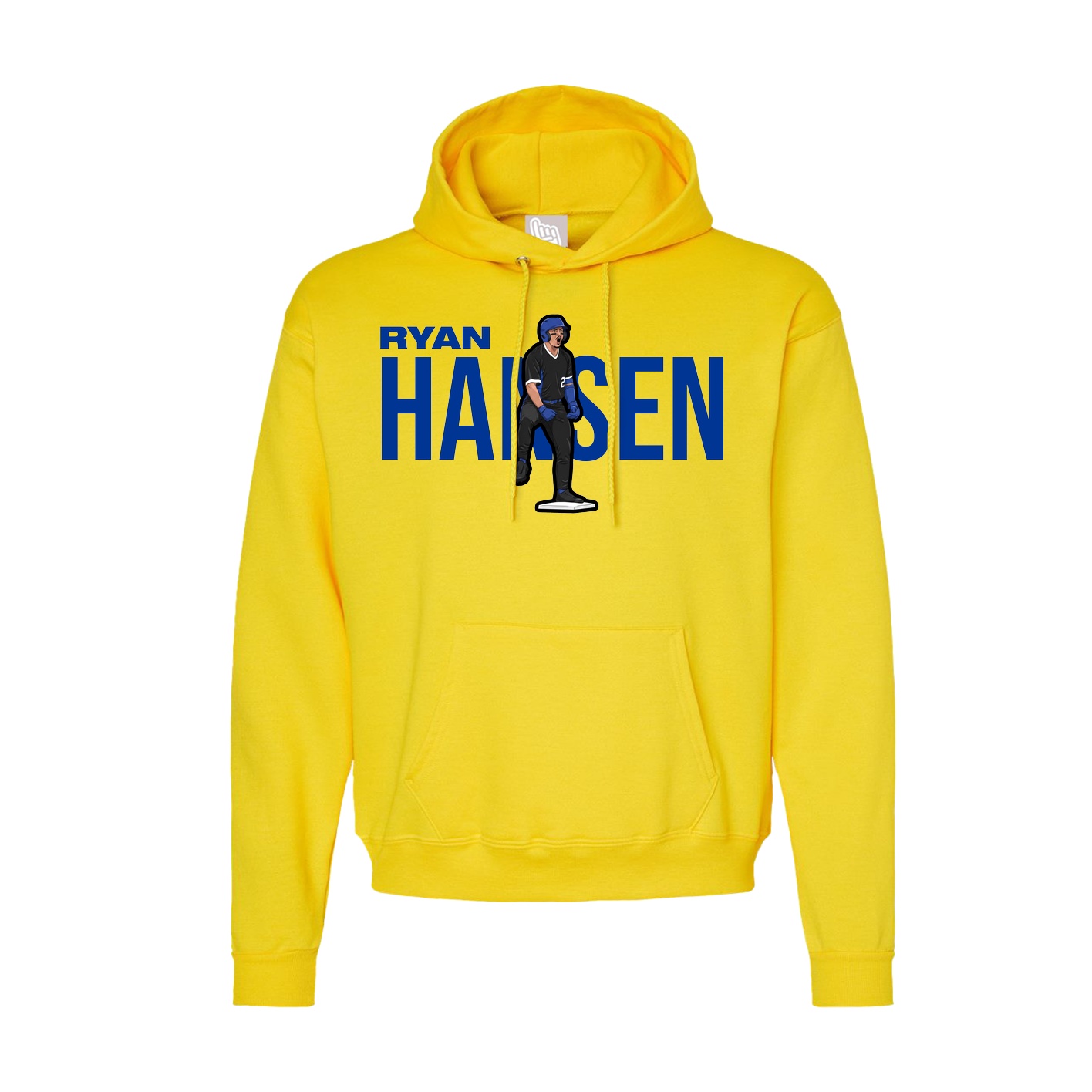 Hoodie — Player Name in Yellow