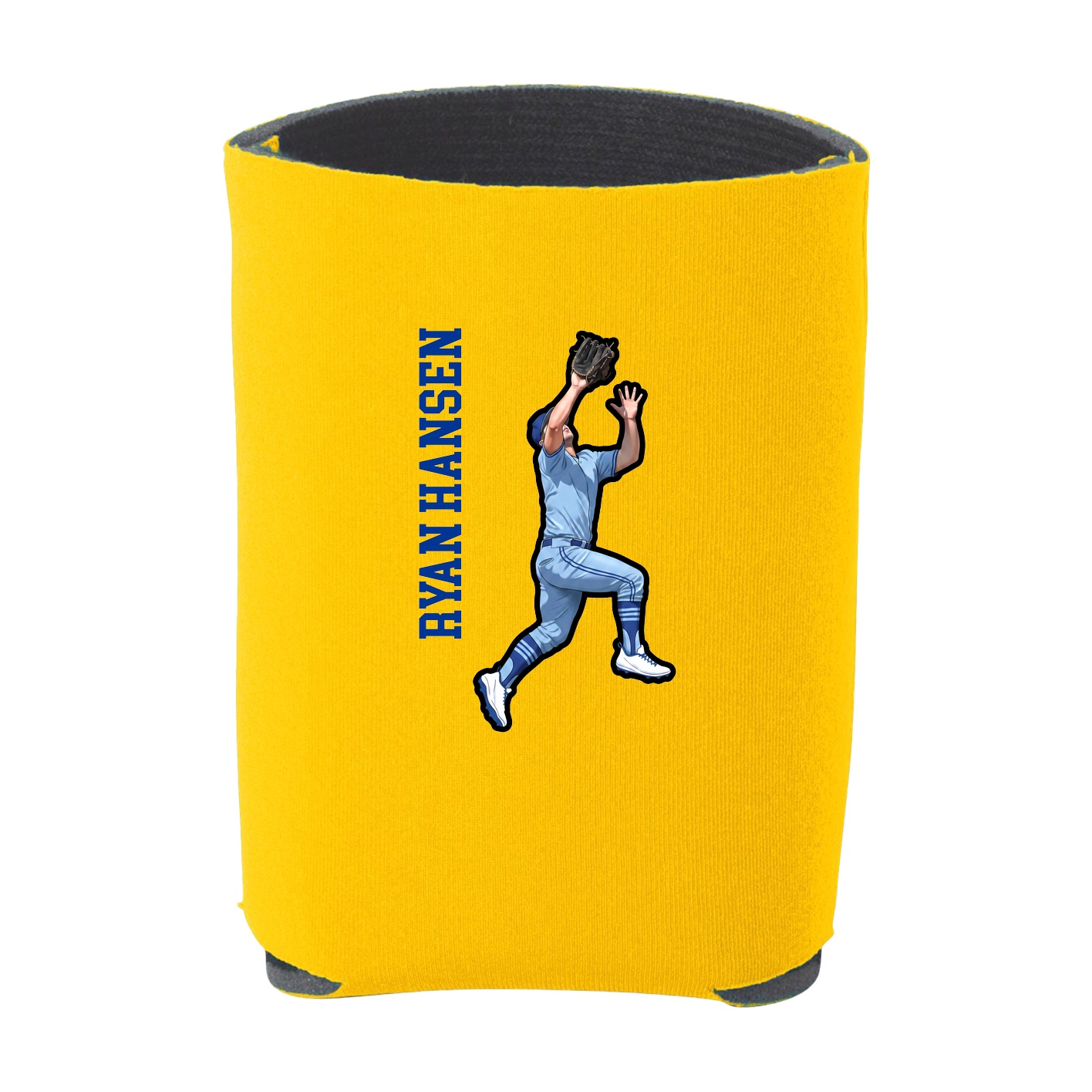 Can Holder — Name Vertical in Yellow