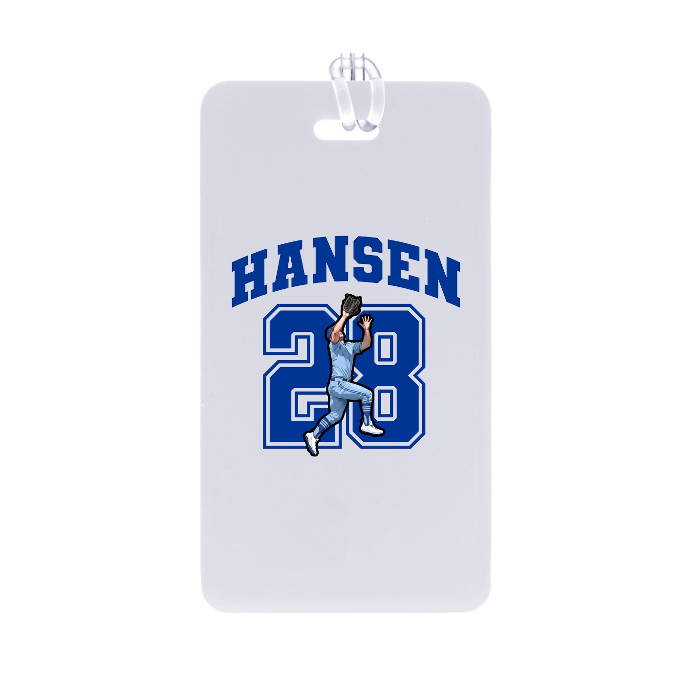Bag Tag — Number in Classic