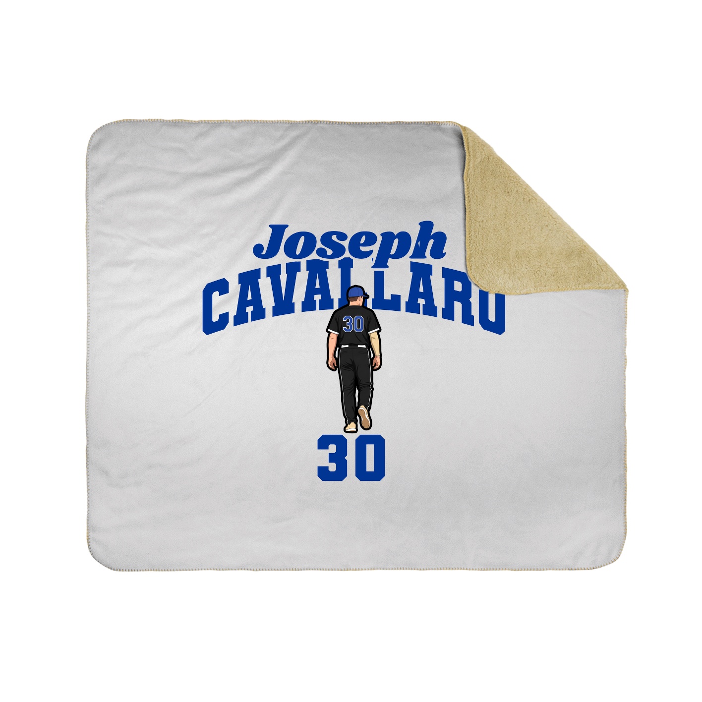 Throw Blanket — Signature Arch in White