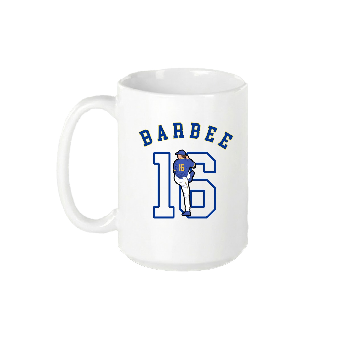 15oz Coffee Mug — Shirsey Arch in White