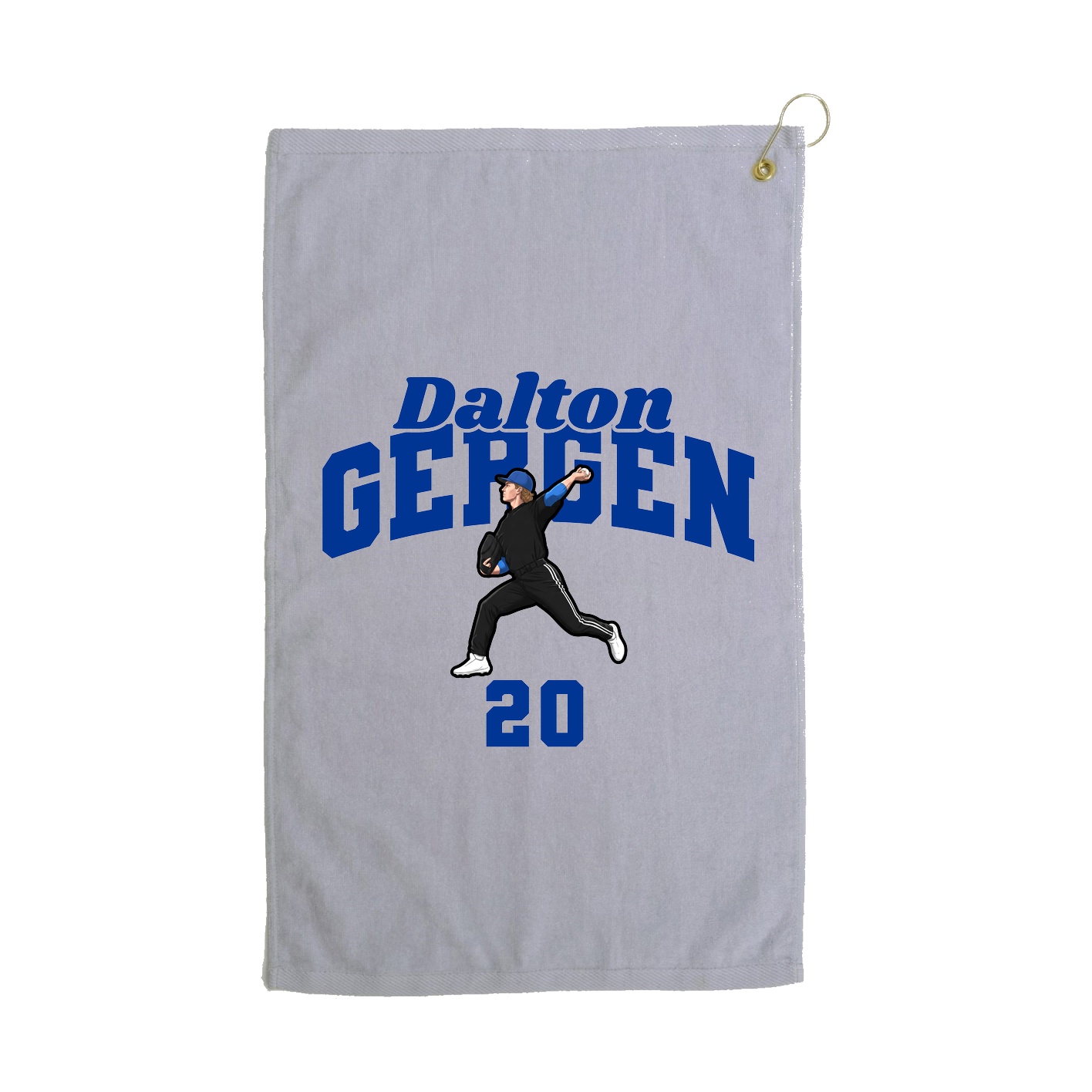 Golf Towel — Signature Arch in Grey
