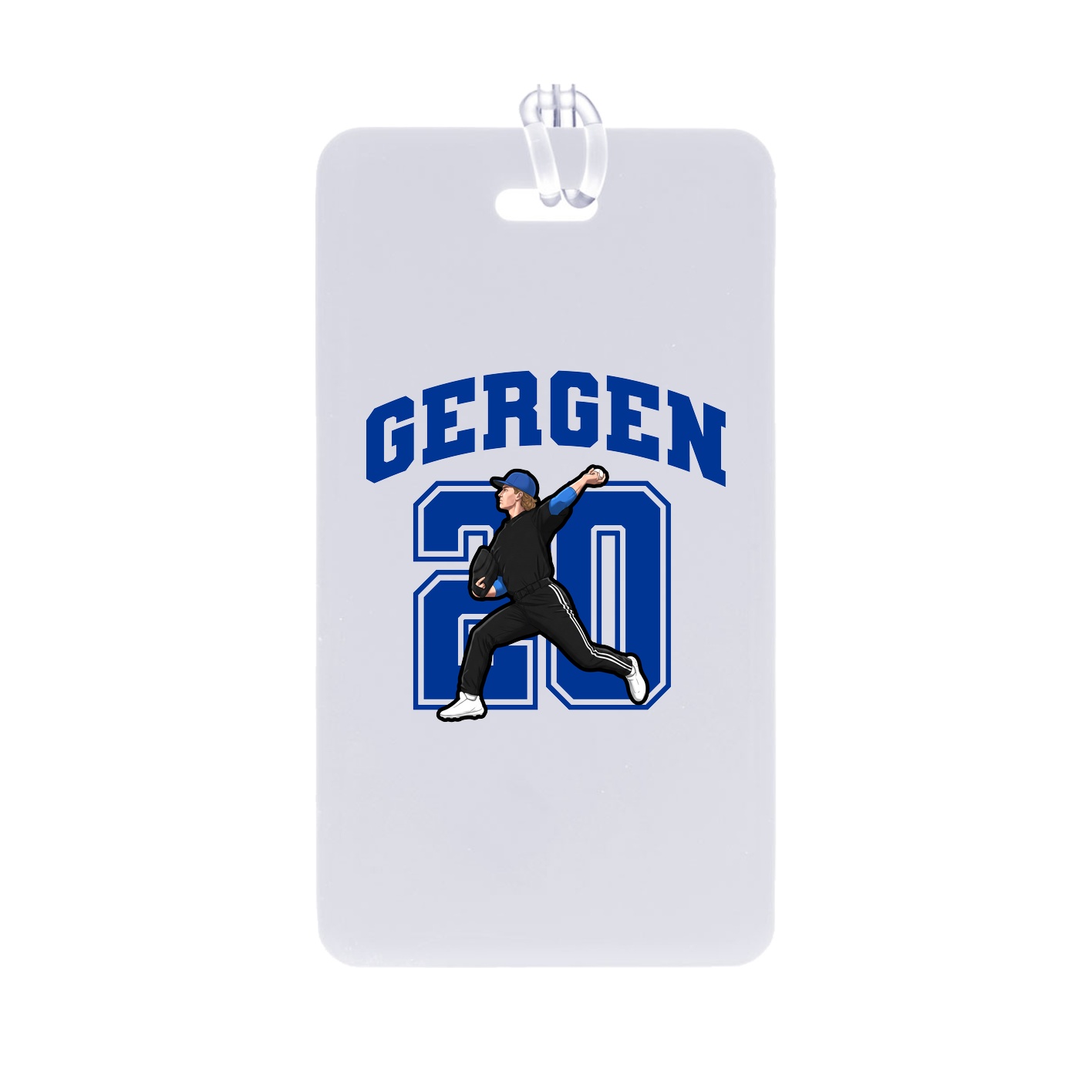 Bag Tag — Number in Classic