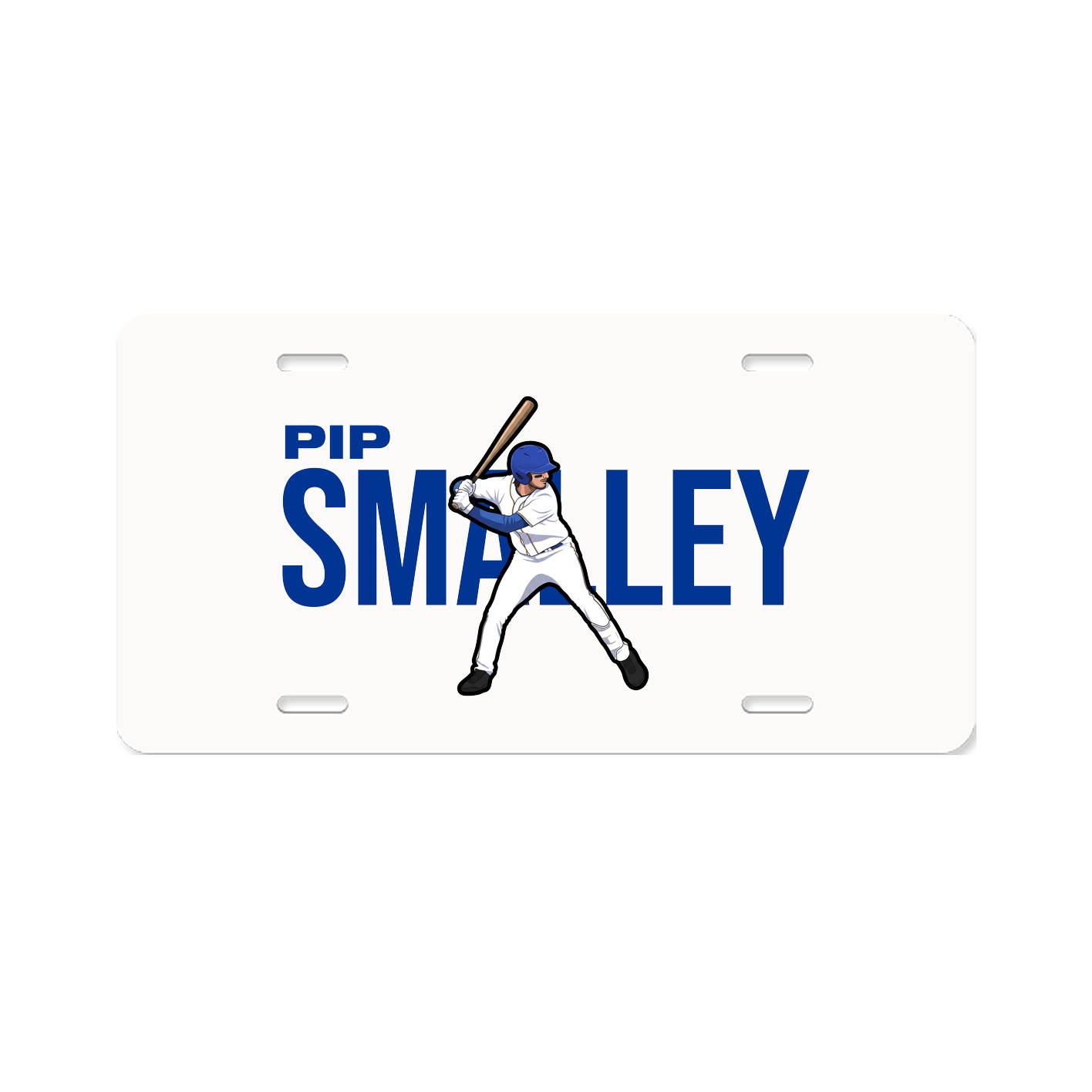 License Plate — Player Name in Classic